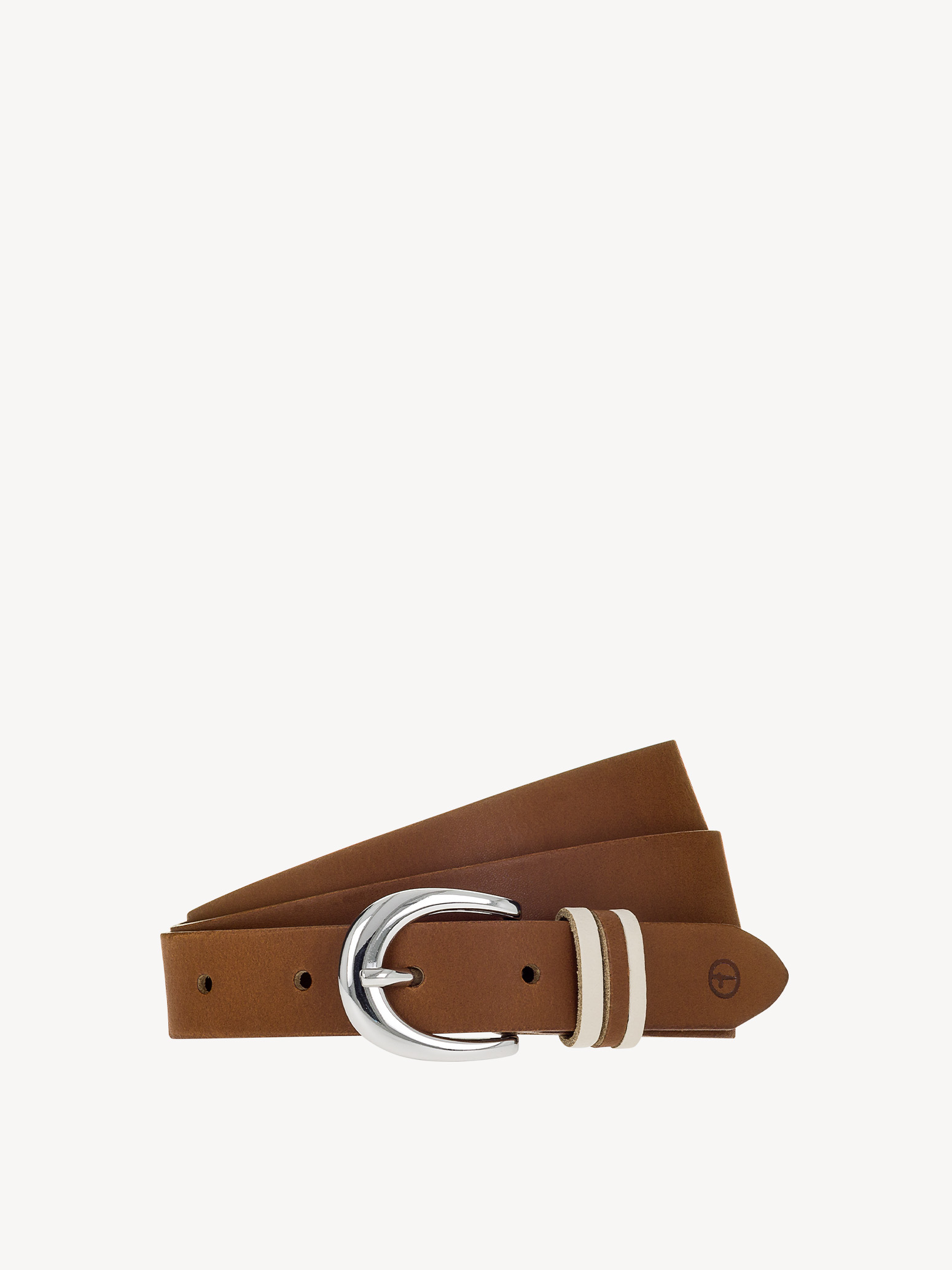 Leather Belt - beige