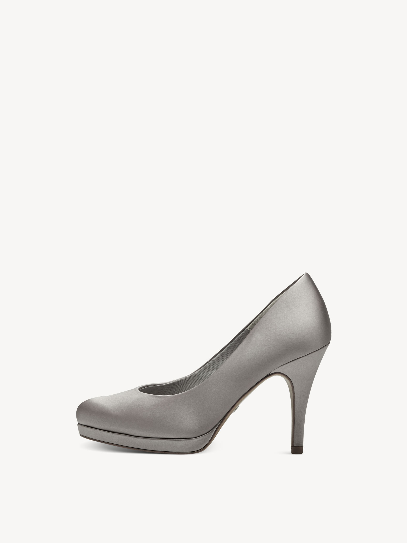 Escarpins ANDRE En Cuir Gris Anthracite - Talons Hauts Taille 39 - Très Bon État