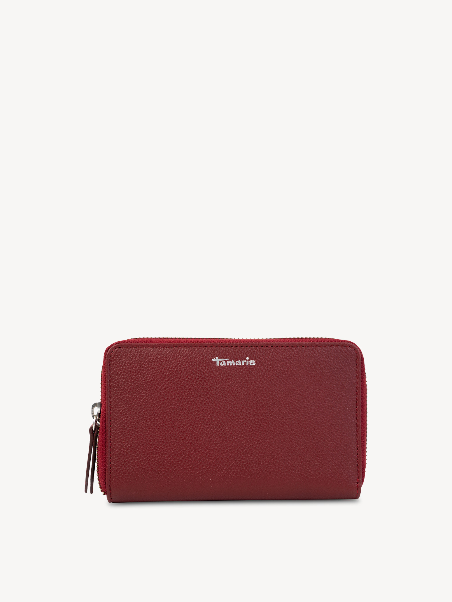 Leather Wallet - red