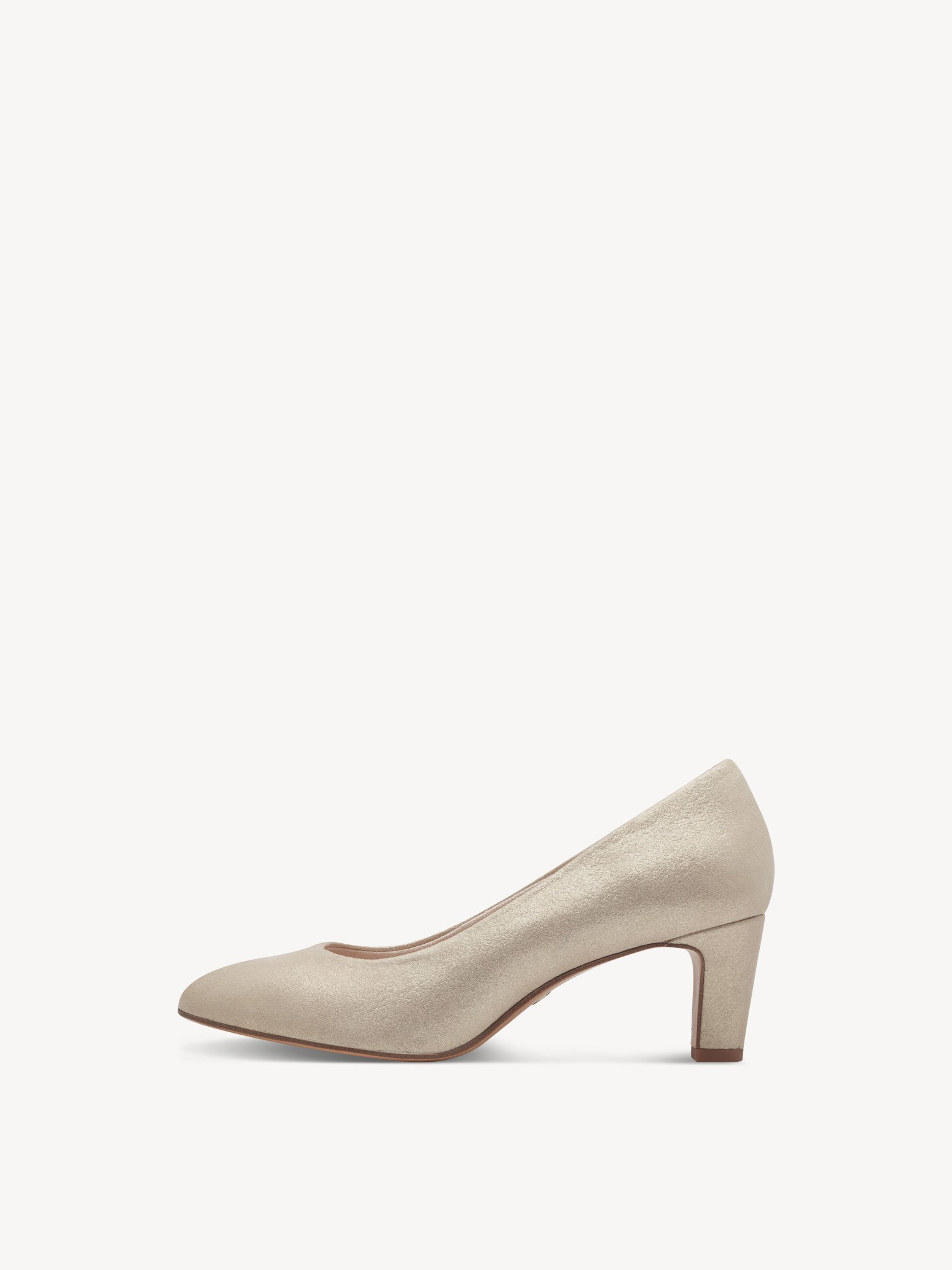 Escarpin en cuir - beige