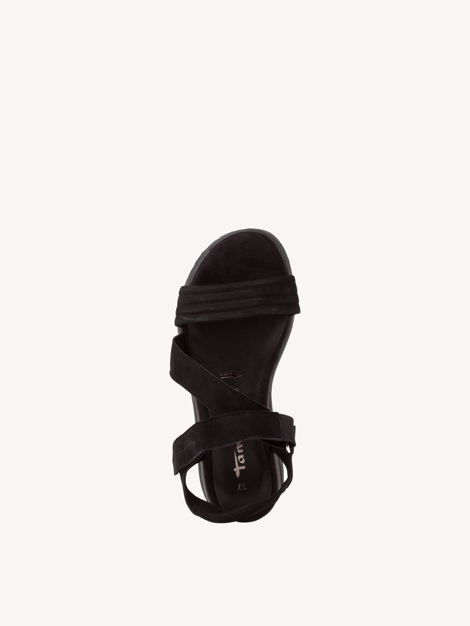 Sandalette - sort, BLACK, hi-res