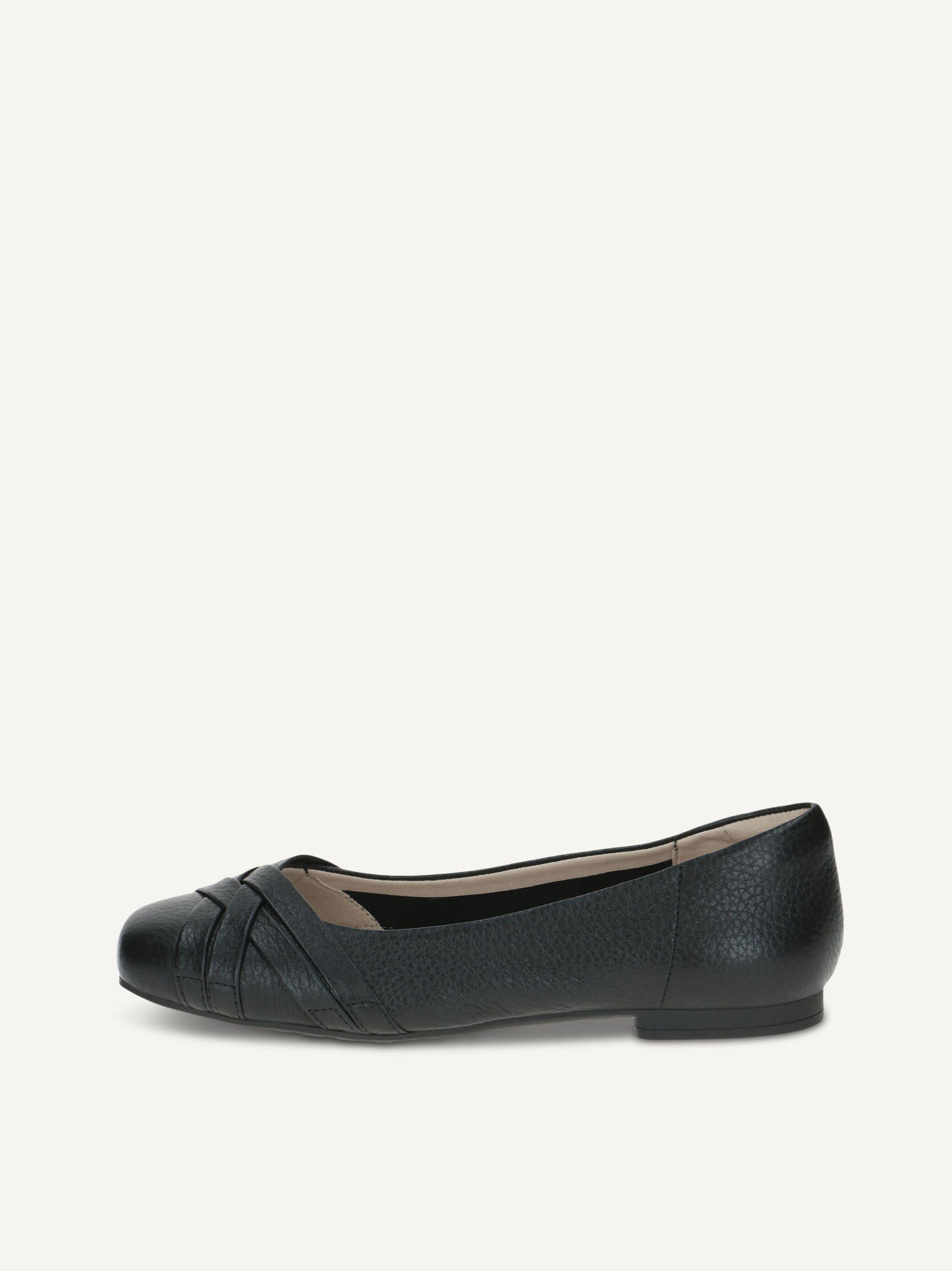 CAPRICE Ballerine noir en Cuir P40 70$