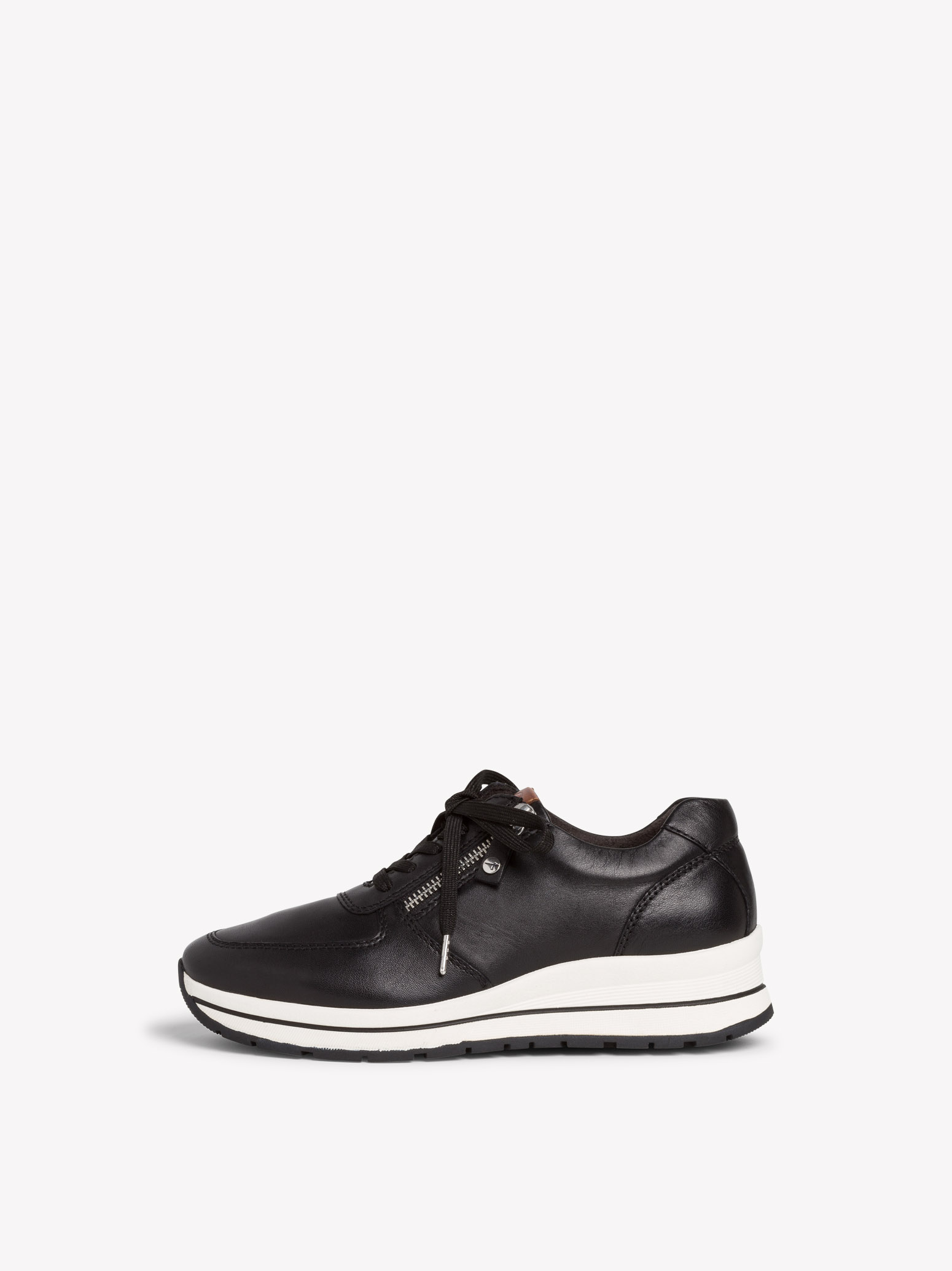 Leather Sneaker - black 1-1-23740-24 