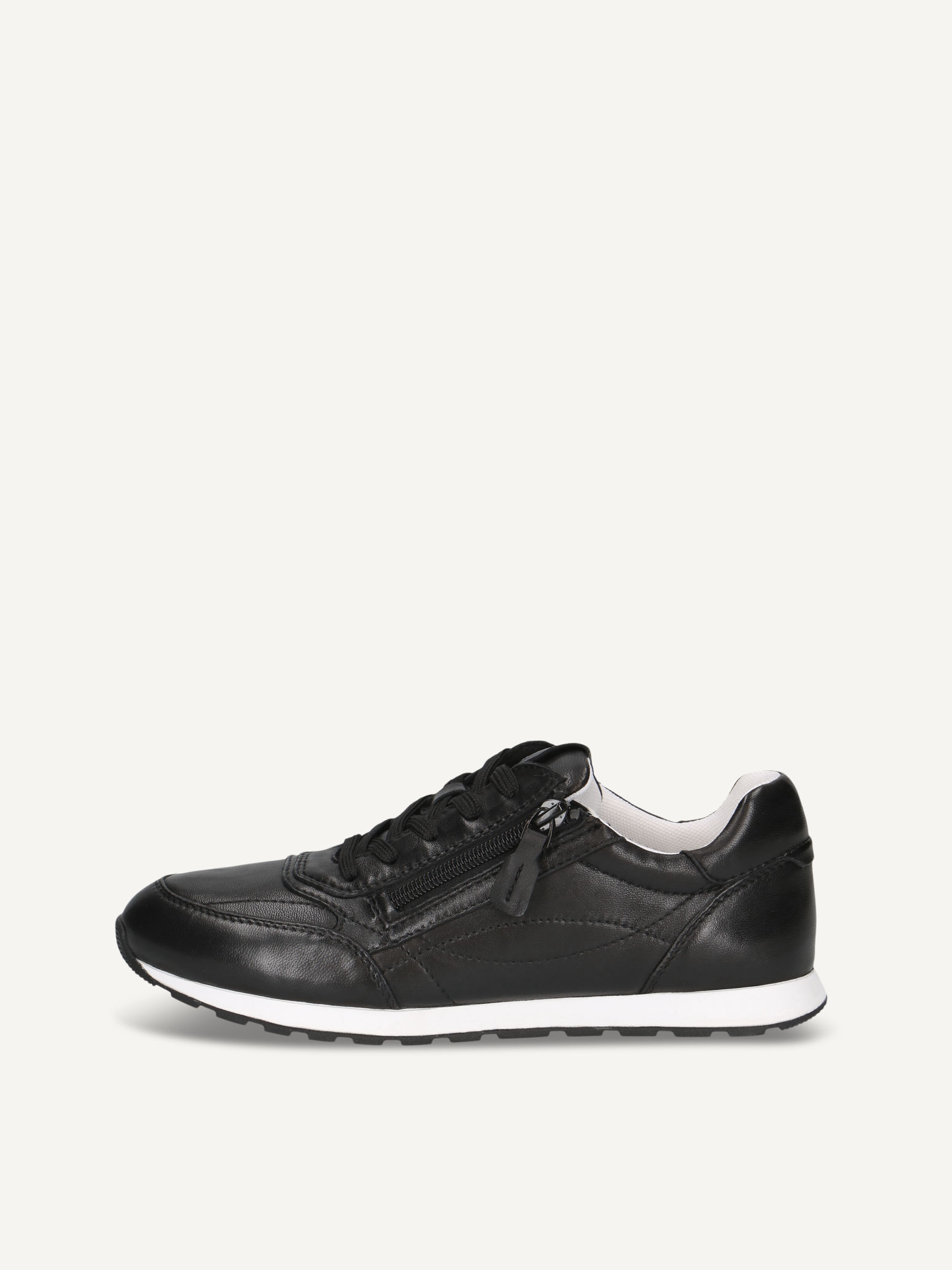 caprice sneaker black made of leather size 36