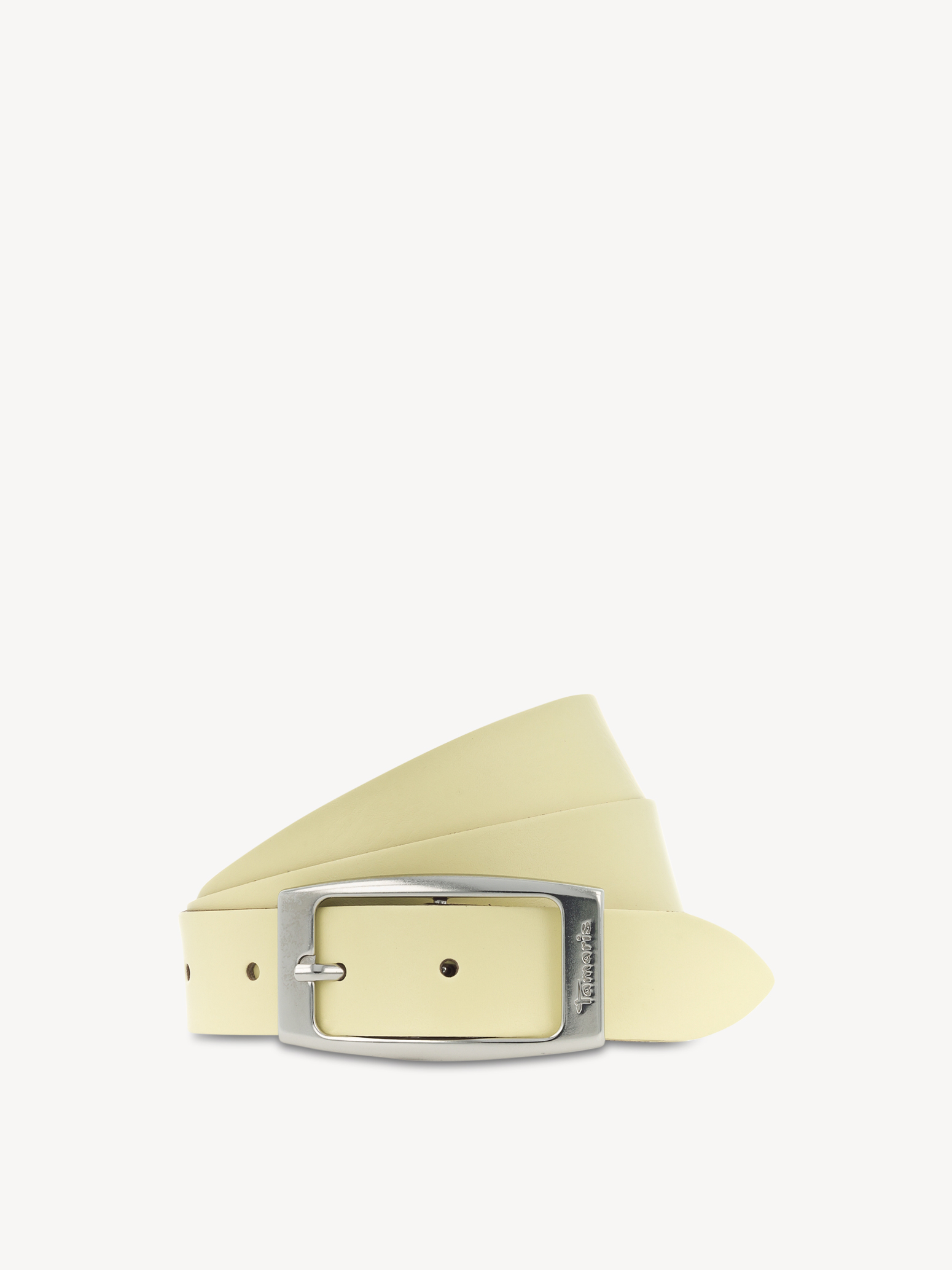Leather Belt - yellow