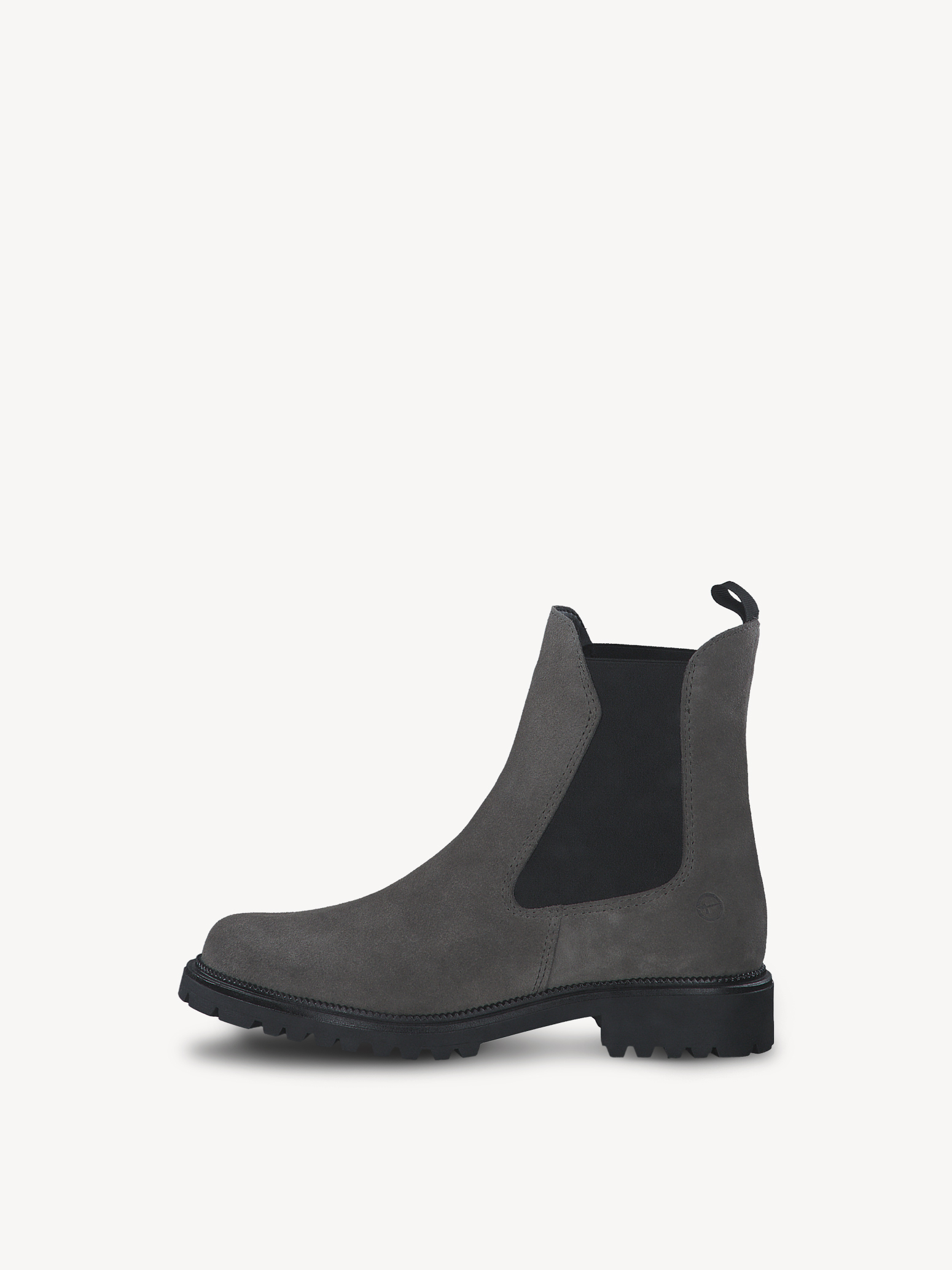 Leather Chelsea boot - grey