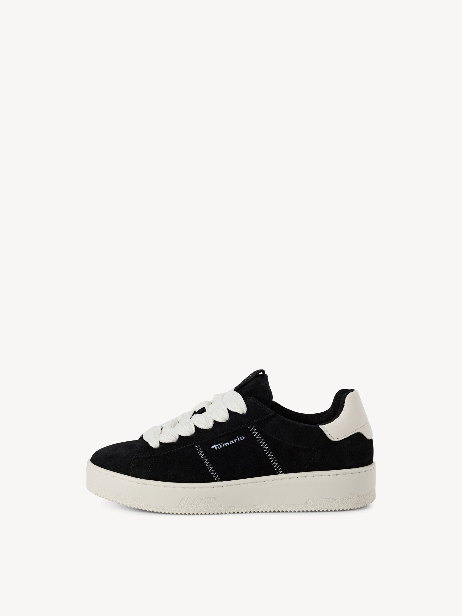 Leren Sneaker - zwart