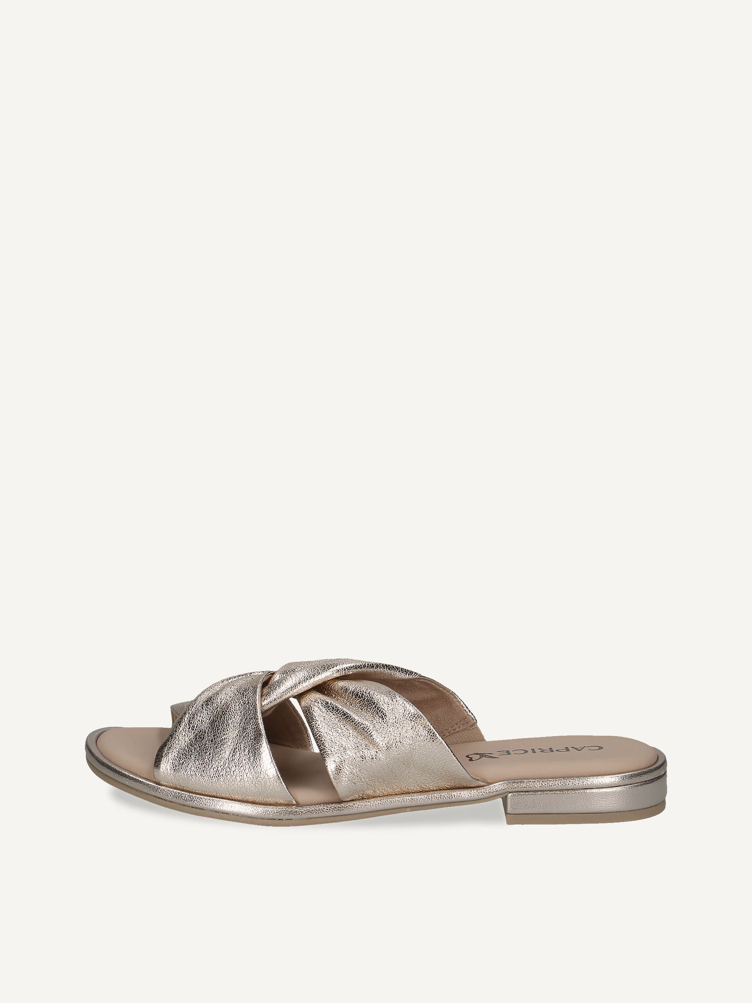 CAPRICE Mule mtallique en Cuir avec Talon bloc P41 62 €