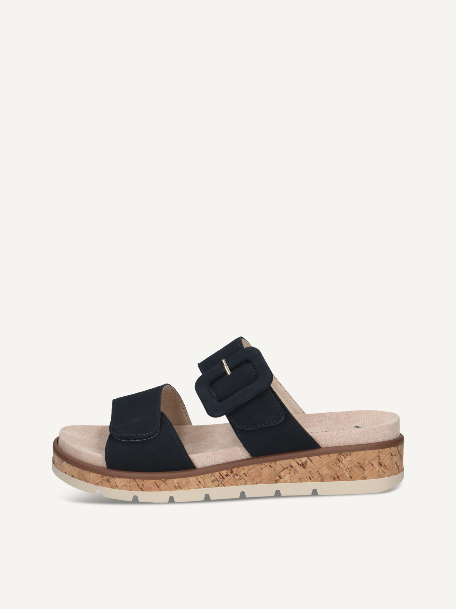 CAPRICE Mule bleu en Cuir sans talon P39 61$