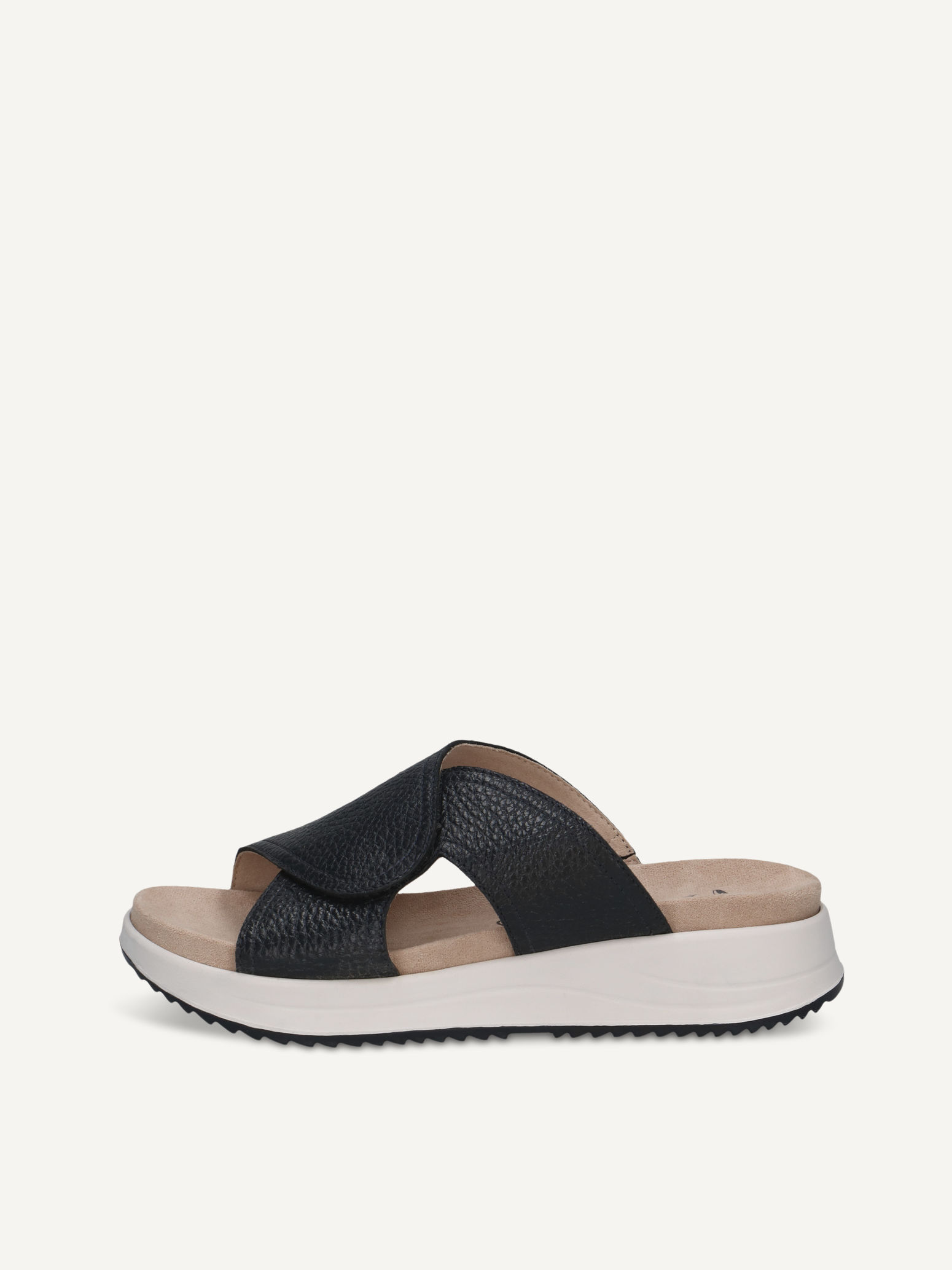 CAPRICE Mule bleu en Cuir sans talon P40 71$