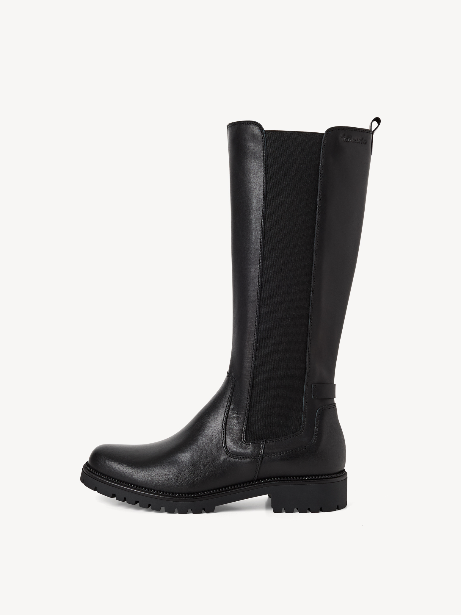 Bottes en cuir - noir