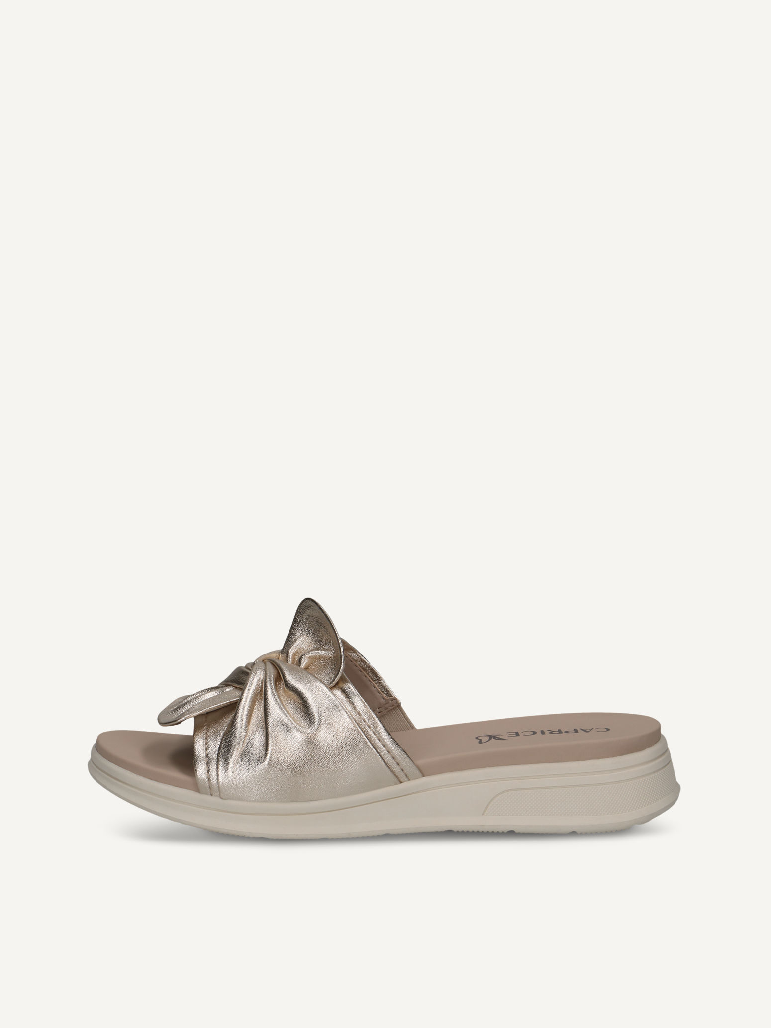 CAPRICE Mule mtallique en Cuir sans talon P42 63$