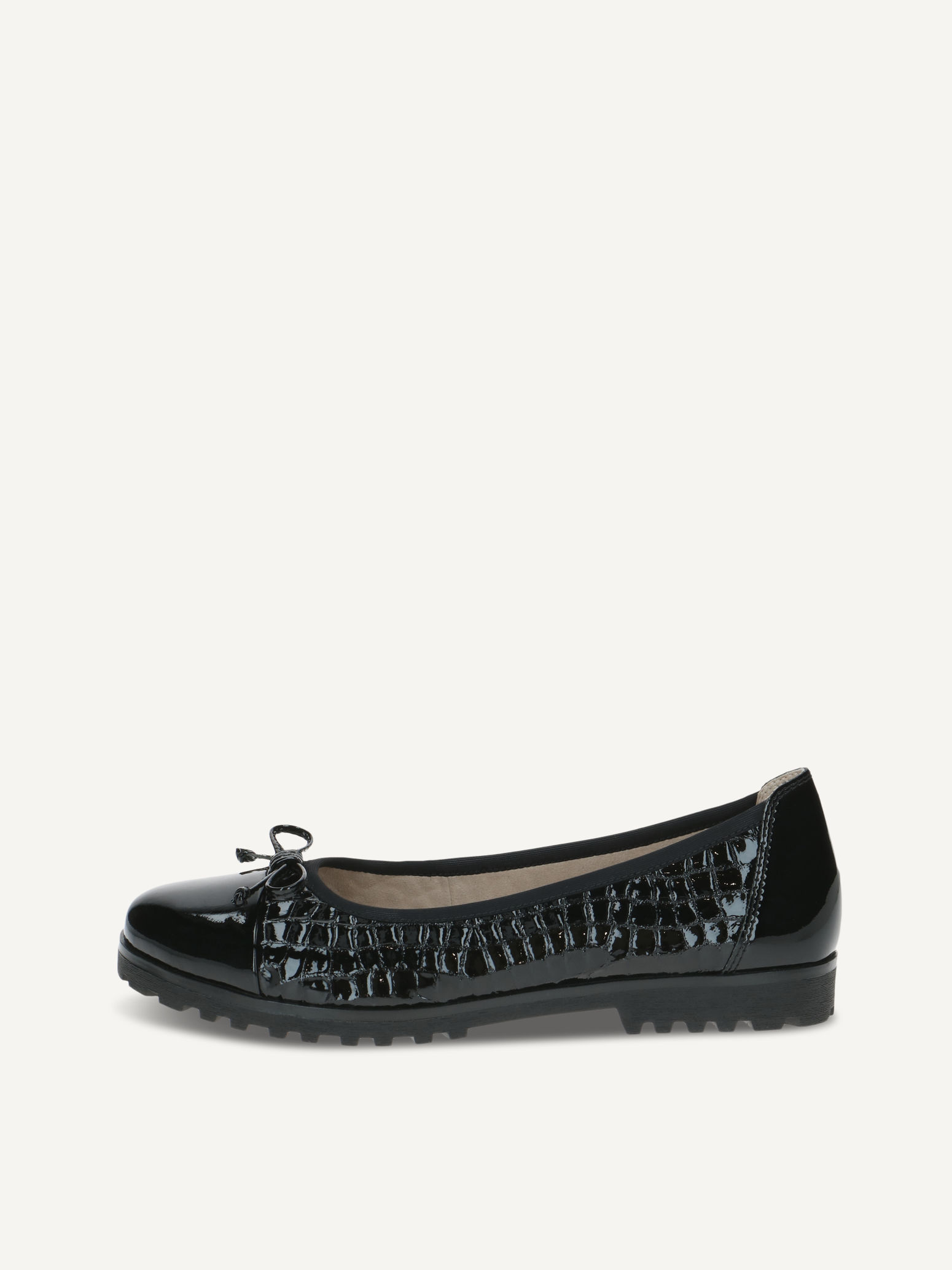 CAPRICE Ballerine noir en Cuir P37 80 €