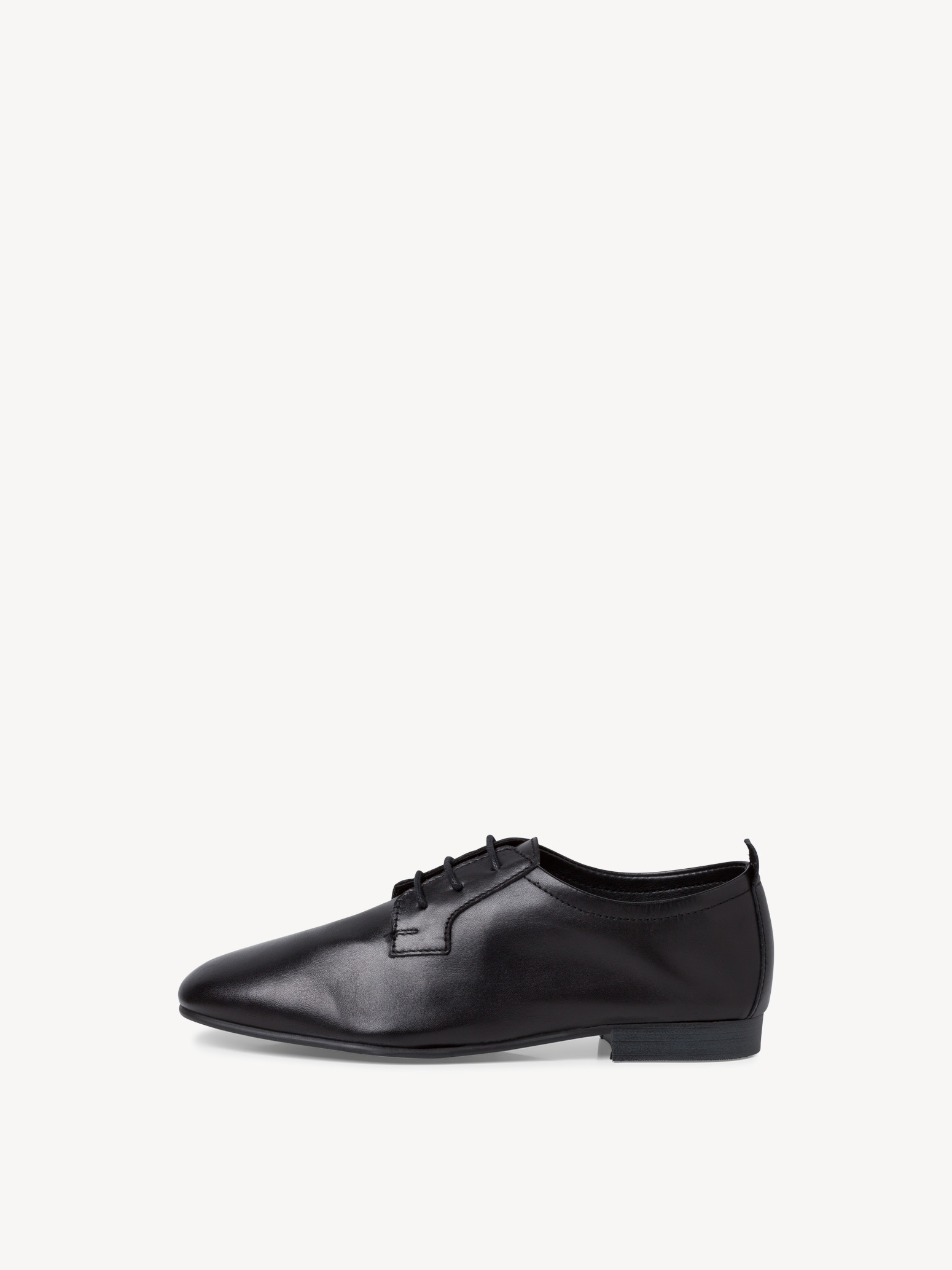 Leather Low shoes - black