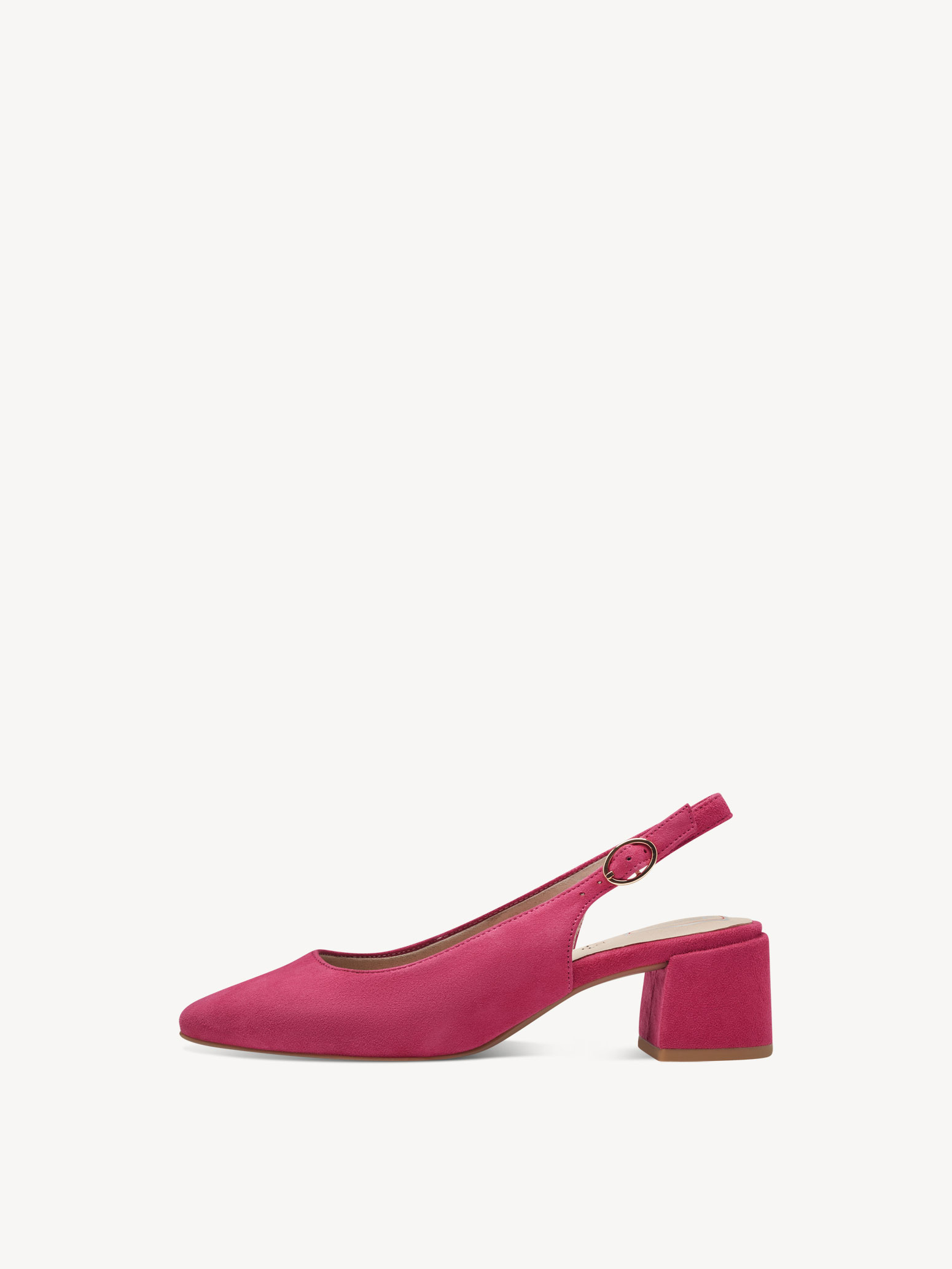 Leather sling pumps - pink