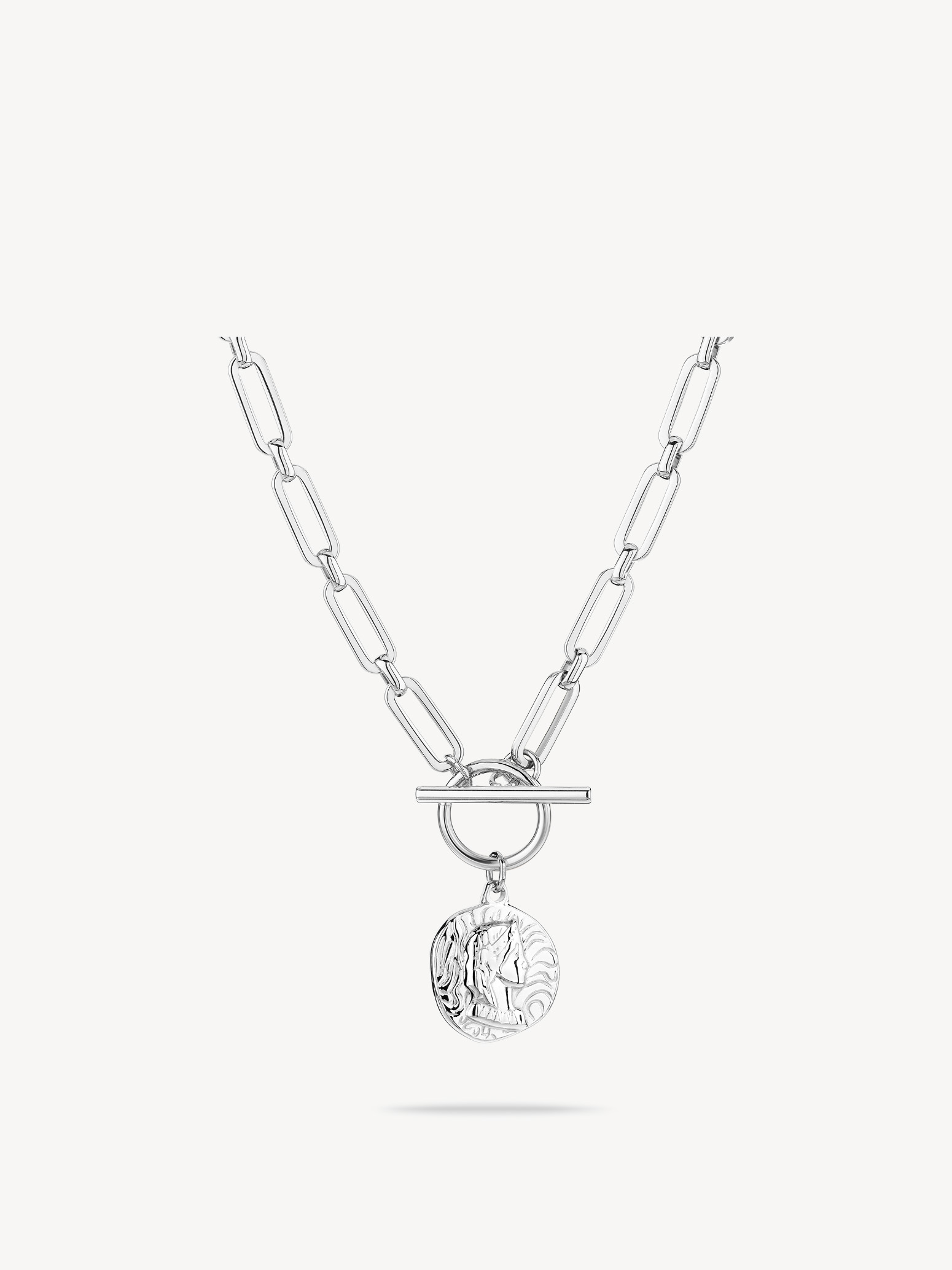 Necklace - silver, sølv, hi-res