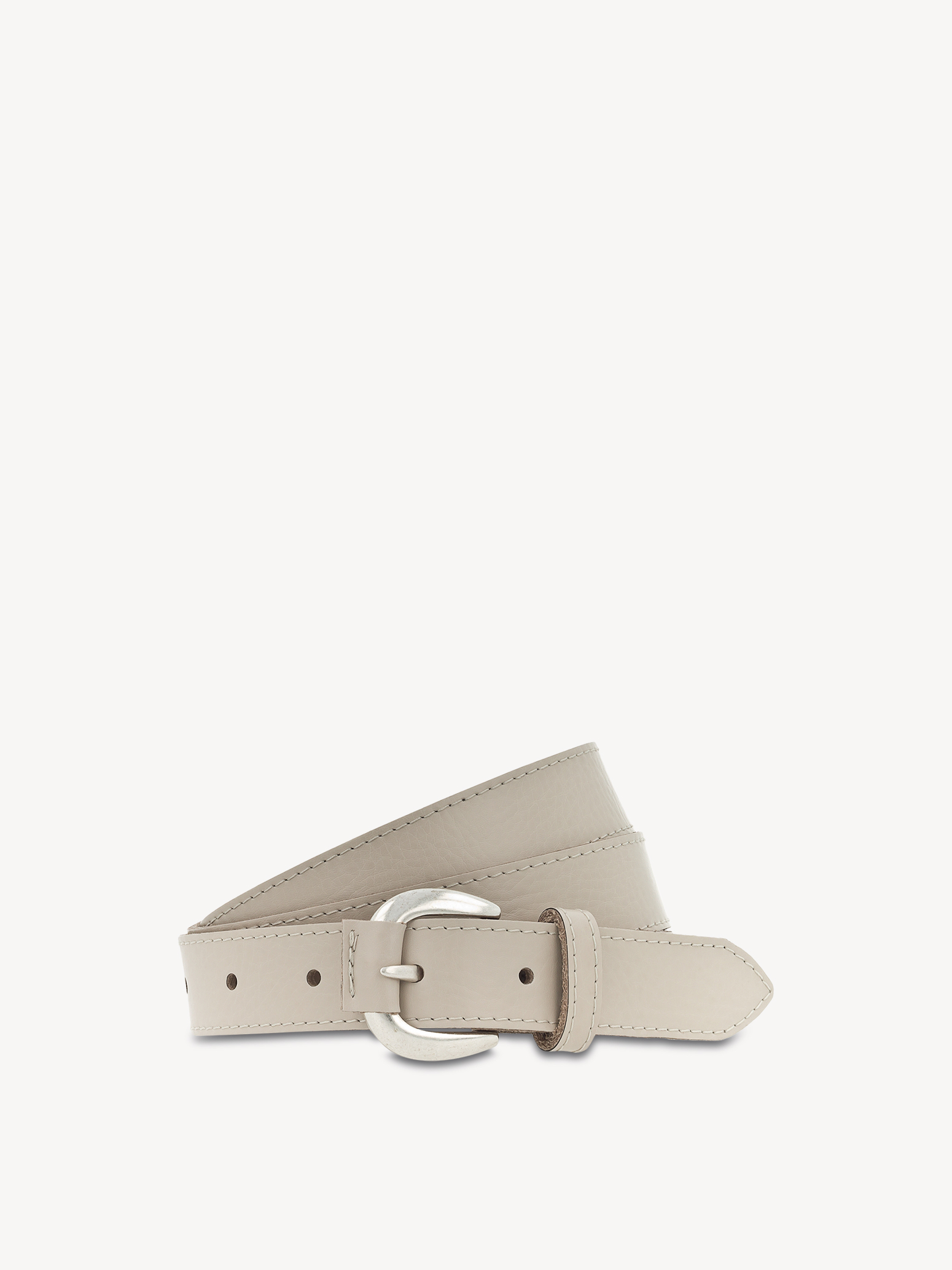 Leather Belt - beige