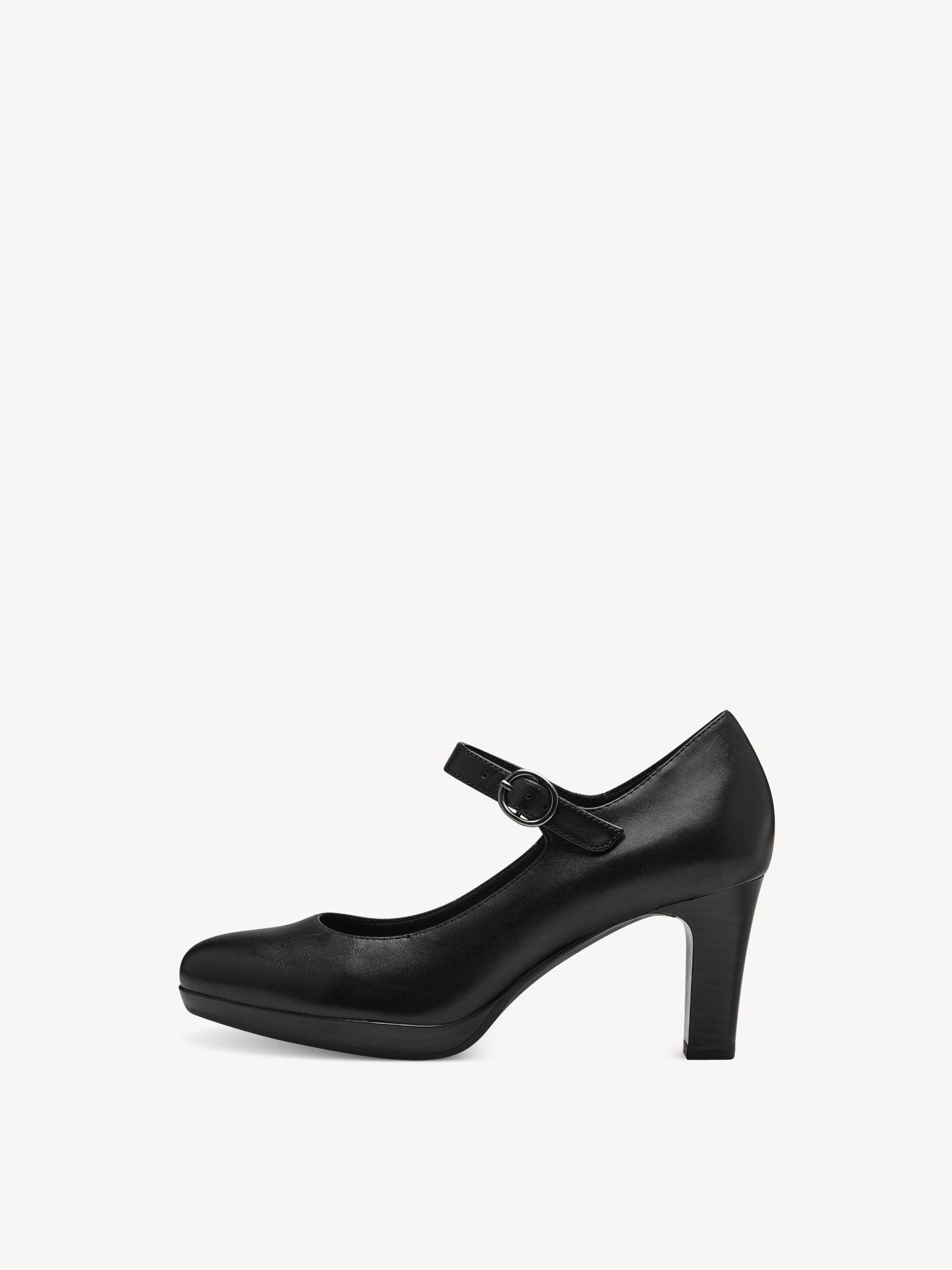 Escarpins Noirs Ouverts à Plateforme - Taille 36 - Cuir Véritable - Occasion Femme