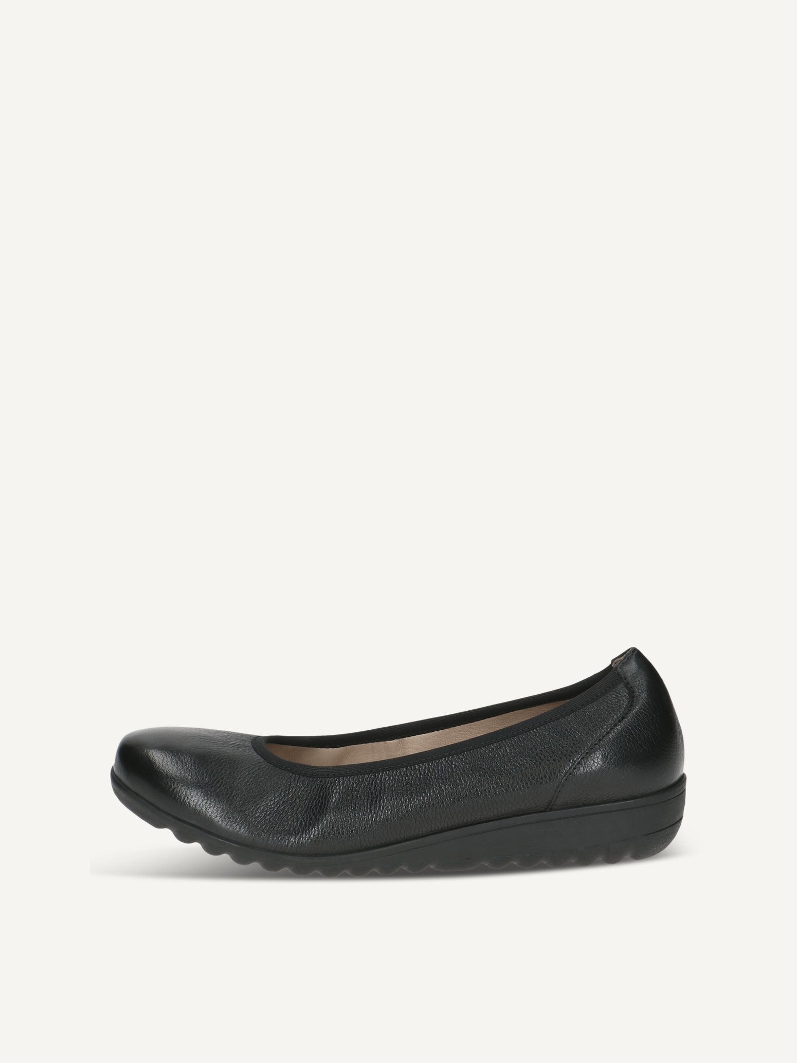 CAPRICE Ballerine noir en Cuir avec Talon compens P37 80 €
