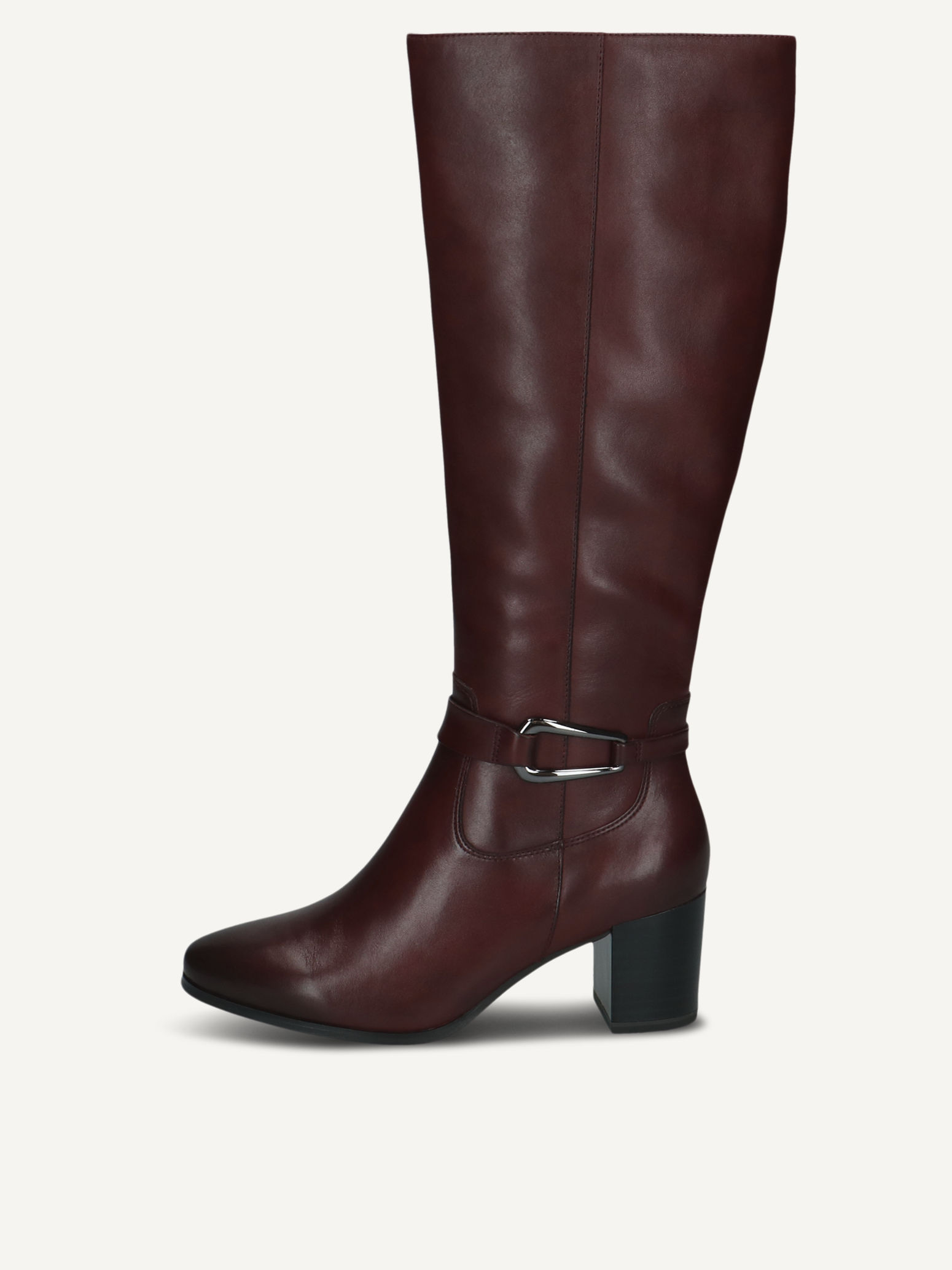 CAPRICE Bottes rouge en Cuir avec Talon bloc P375 170$