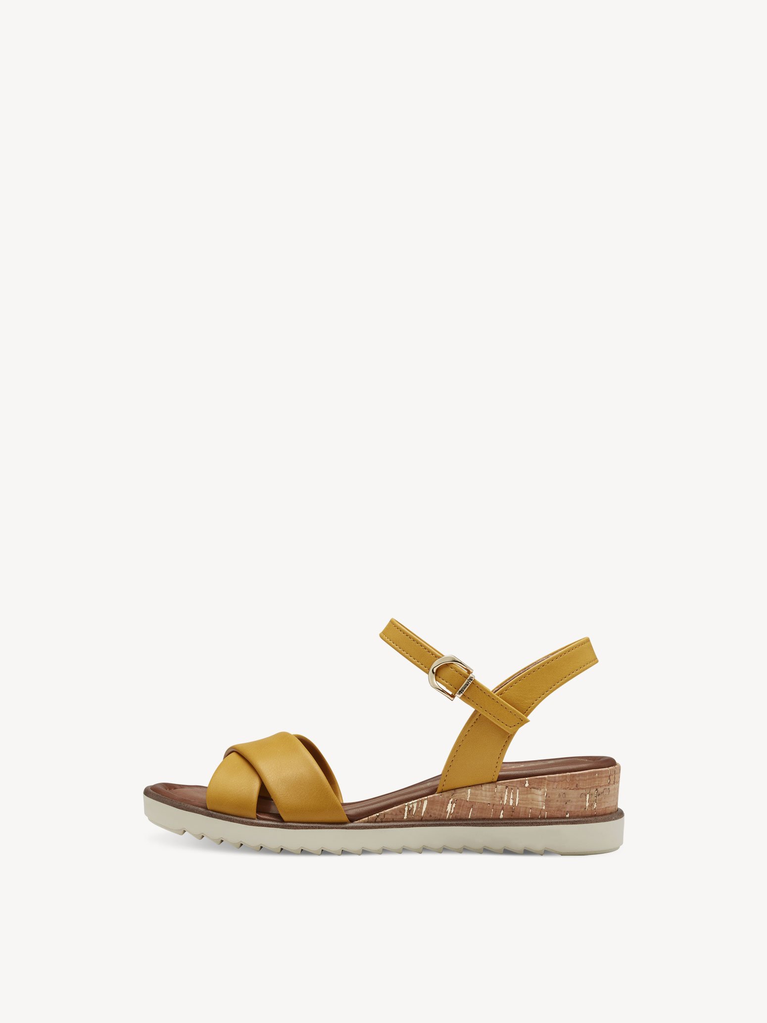Heeled sandal - yellow