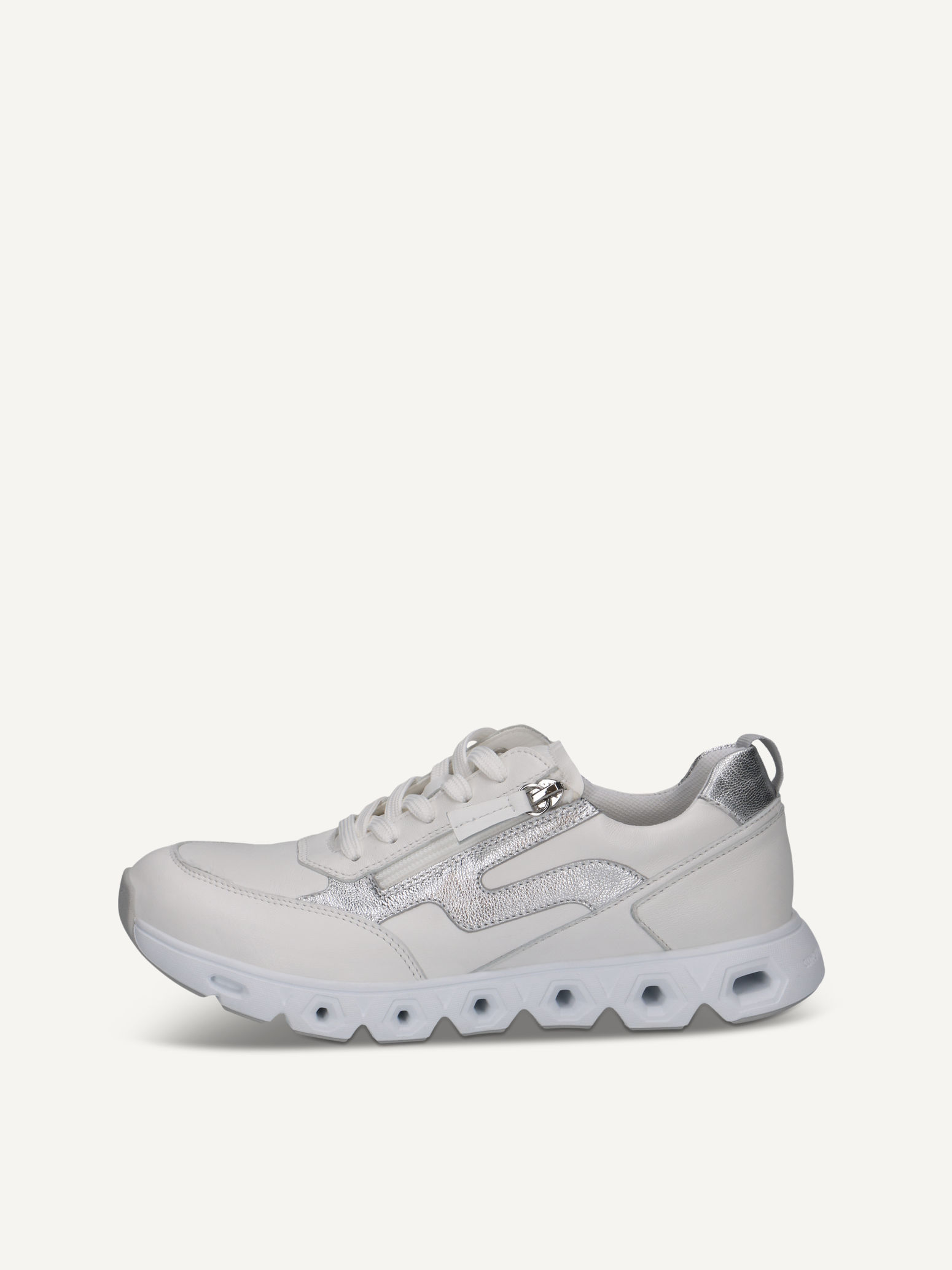 caprice sneaker white made of leather size 42