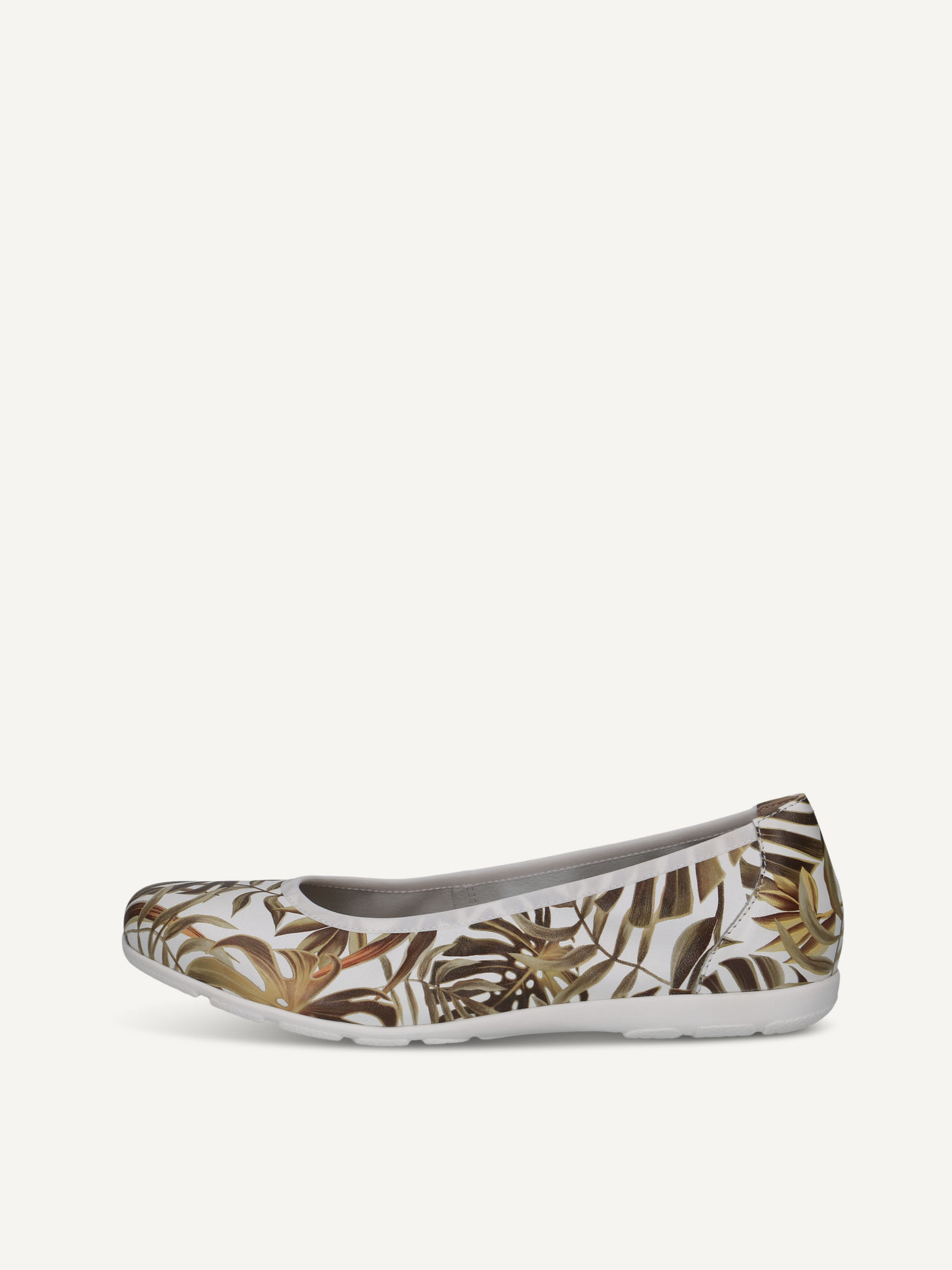 caprice ballerina white made of leather size 37