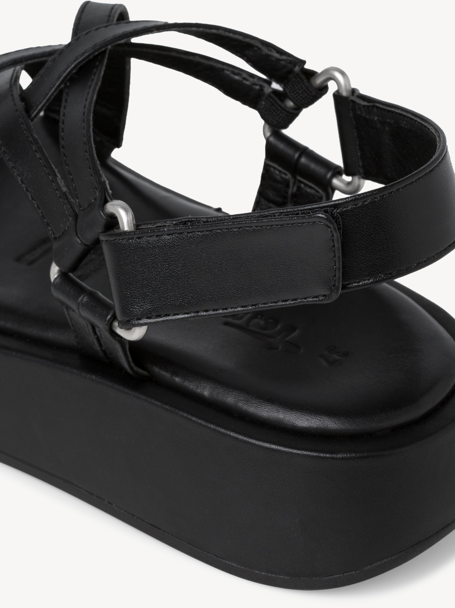 Sandal - black, BLACK, hi-res