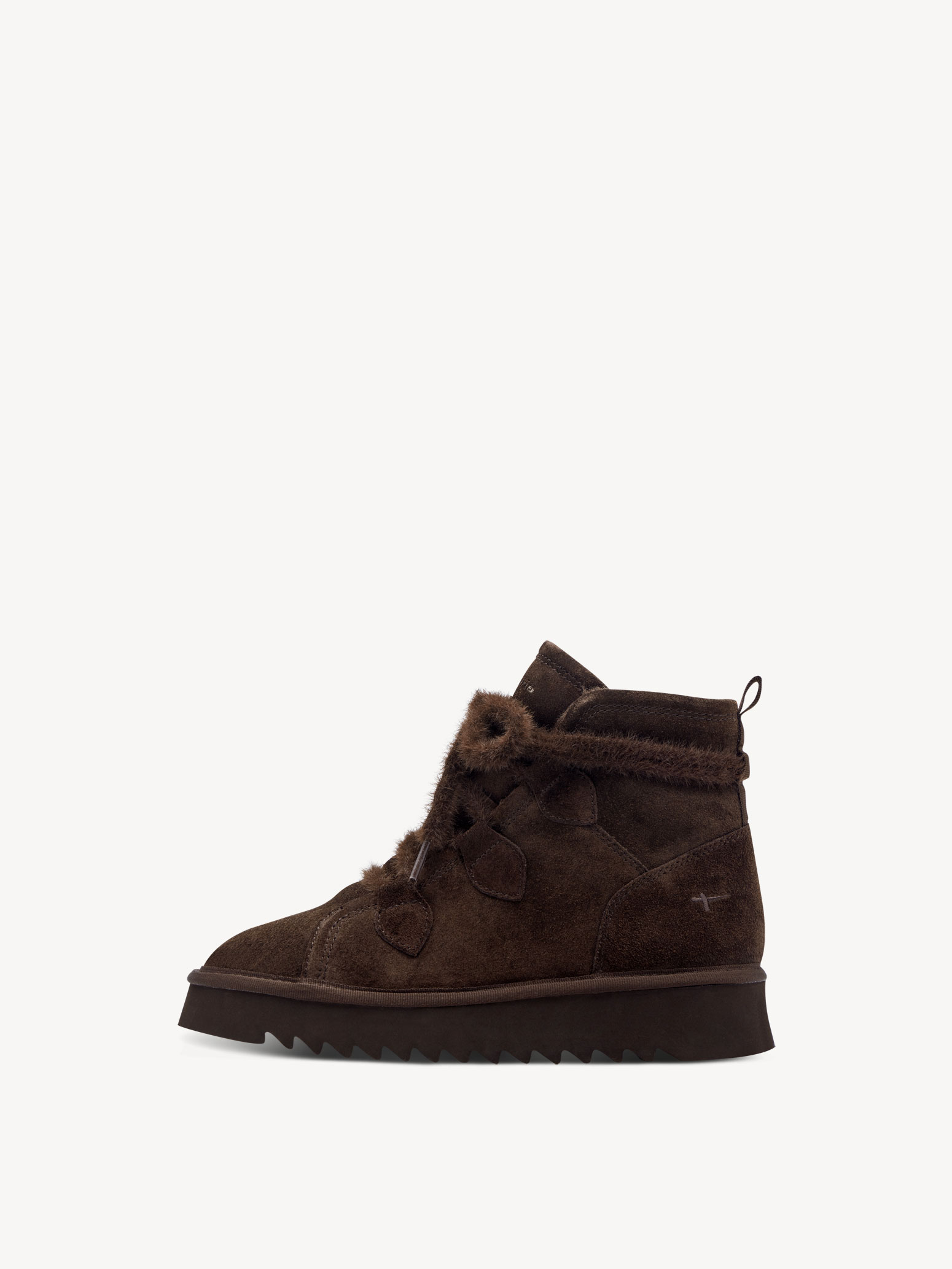 Lederstiefelette - braun Warmfutter