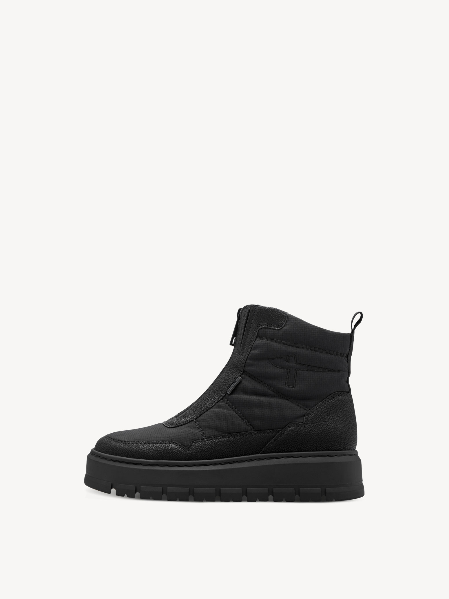 Stiefelette - schwarz Warmfutter