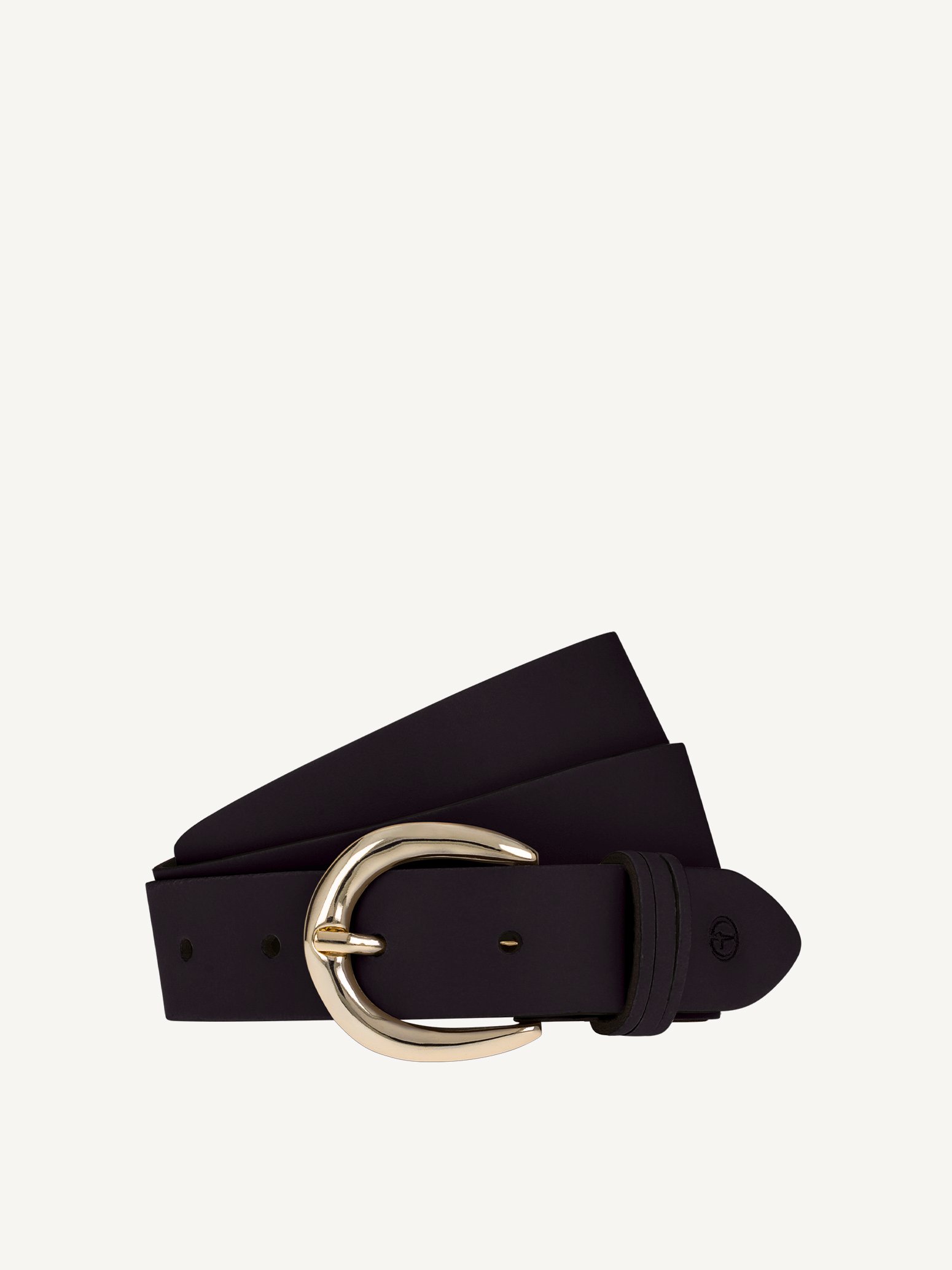 Ceinture en cuir - noir