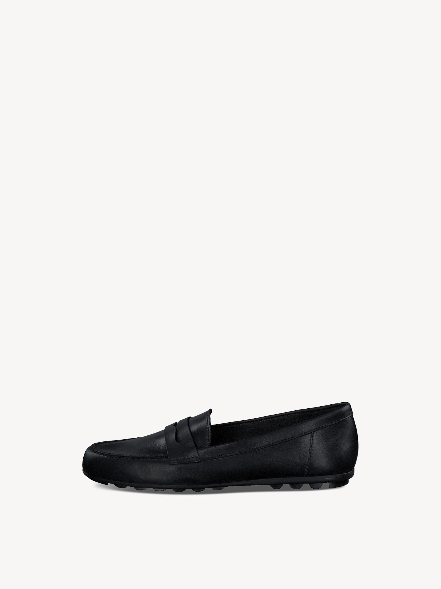 Leather Moccasin - black