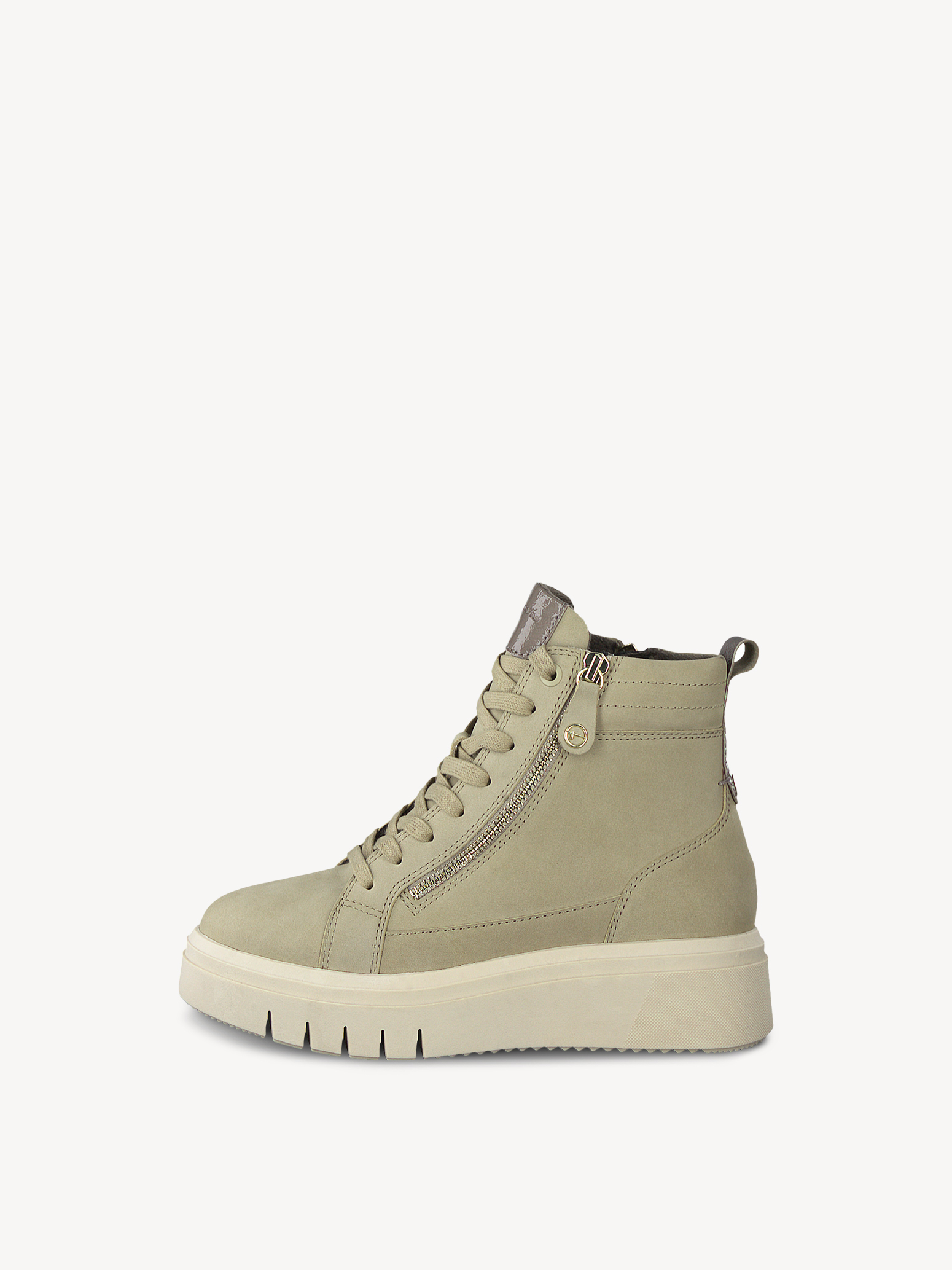 Leren Sneaker - beige