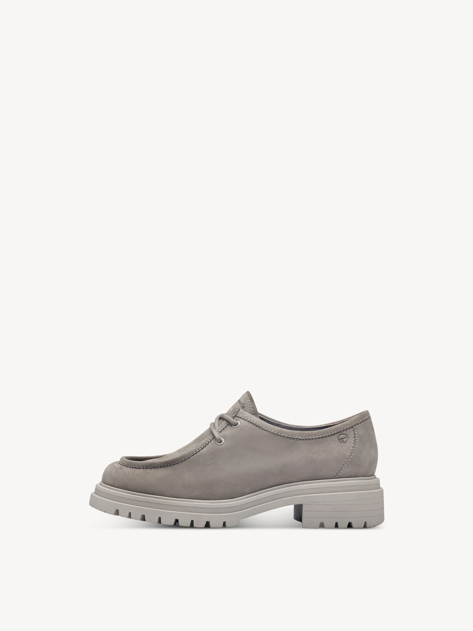 Leather Low shoes - grey