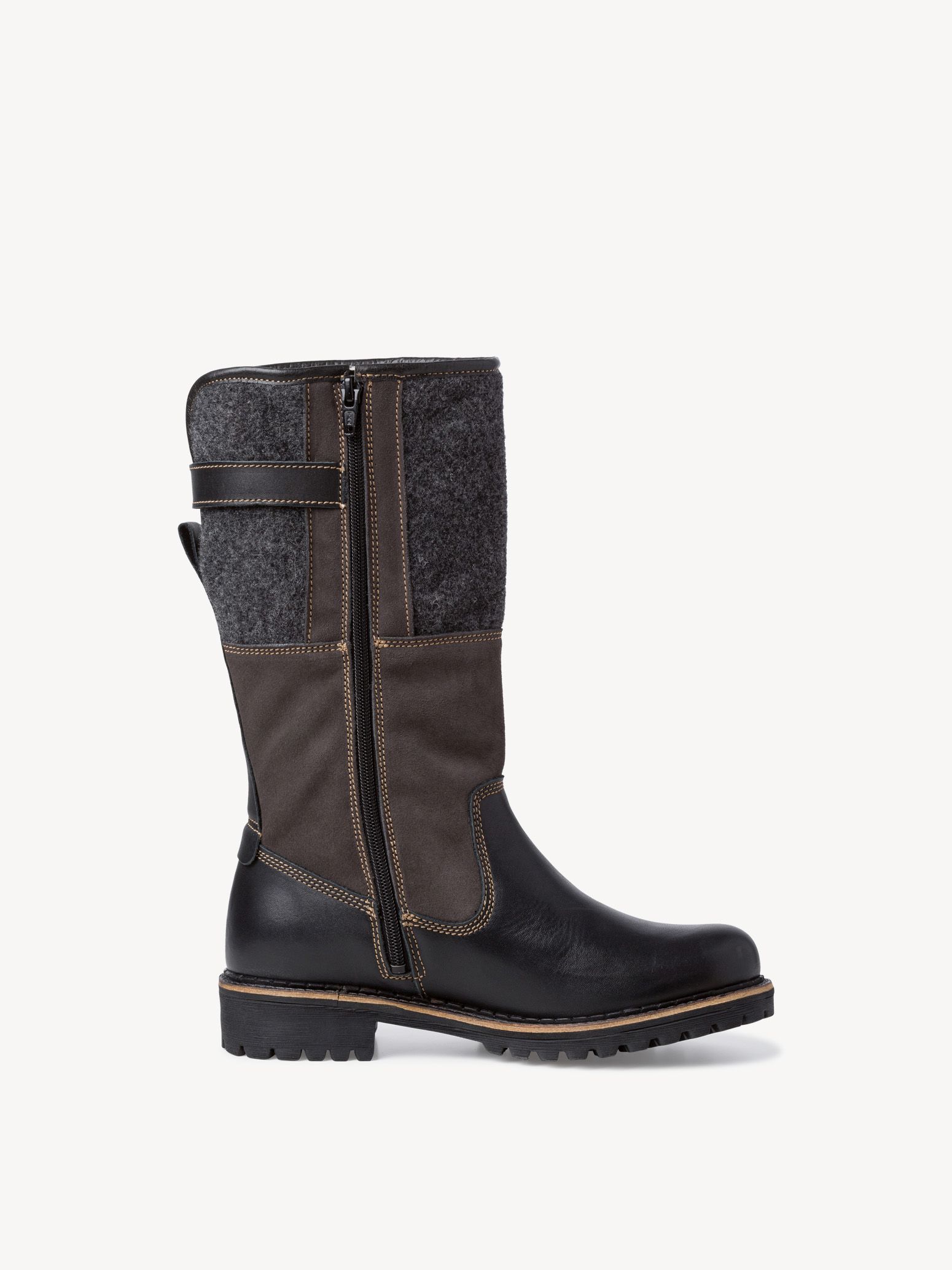 Tamaris Damen Stiefelette Mit Warmfutter - Bequeme Winter-Stiefel - Vegan & Mit Schnürung