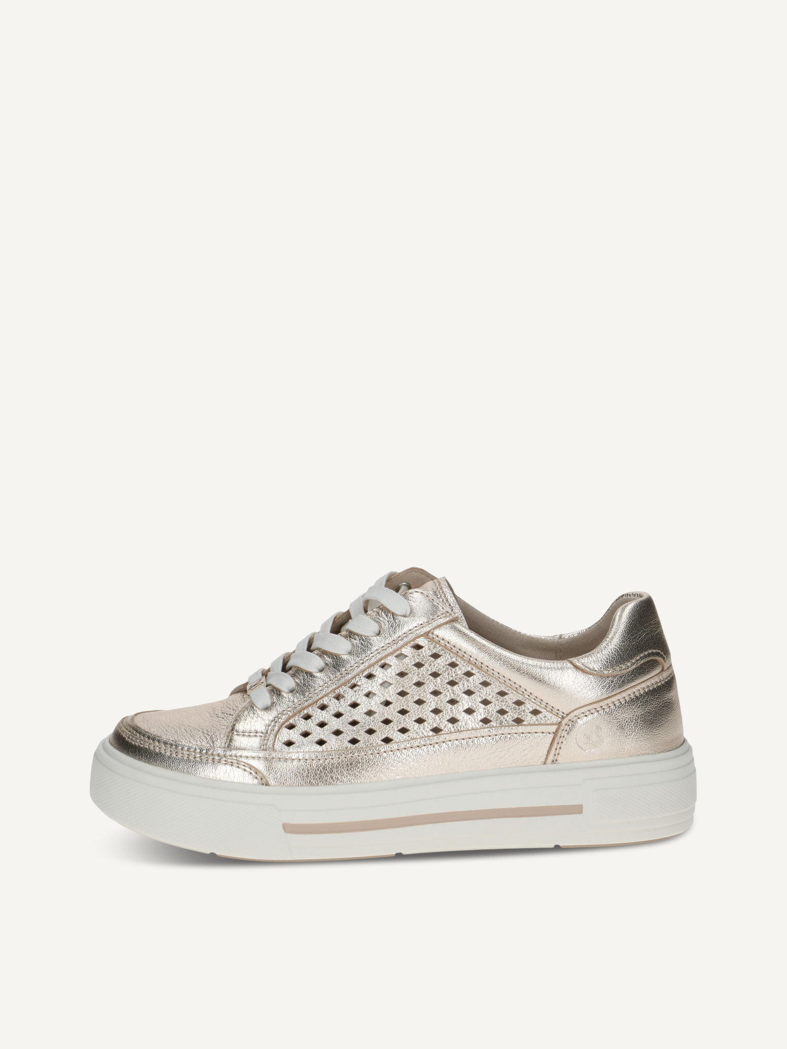 caprice sneaker metallic made of leather size 40