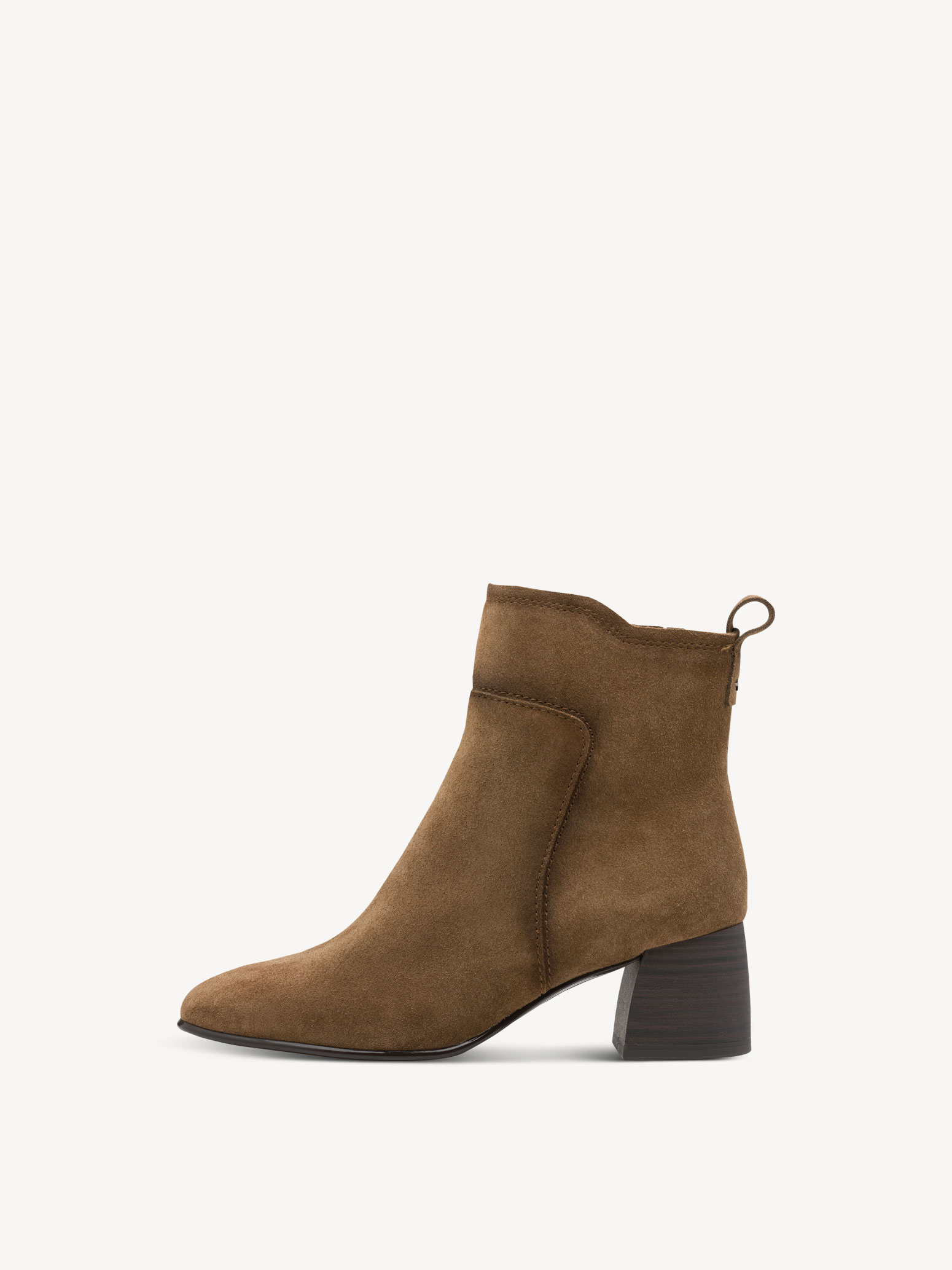 Lederstiefelette - braun