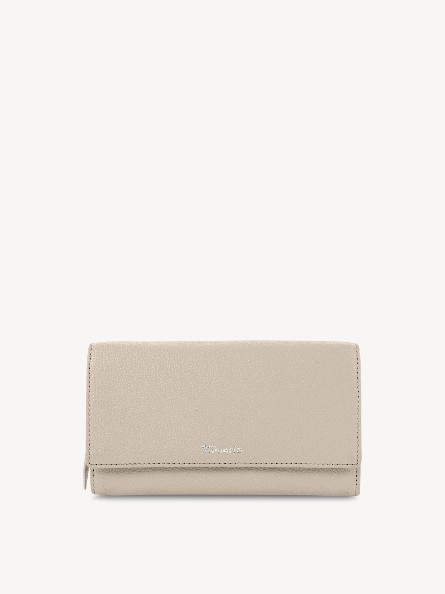 Leather Wallet - beige