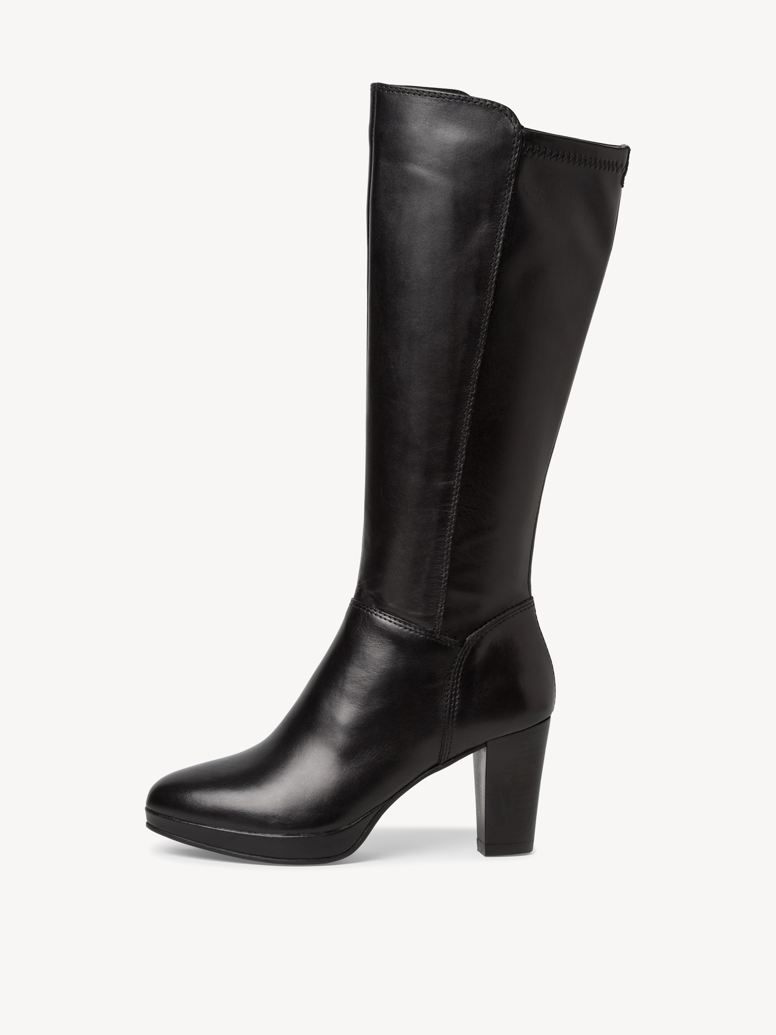 Ballerine Donna Tamaris Black 1-1-22135-26 - Pelle, Suola In Gomma, Tacco 1 Cm, Colore Nero