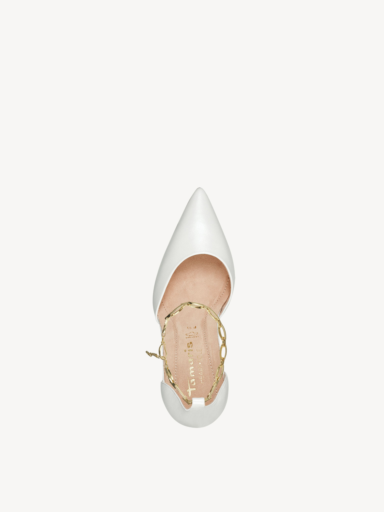 Leather Pumps - white, WHITE PEARL, hi-res