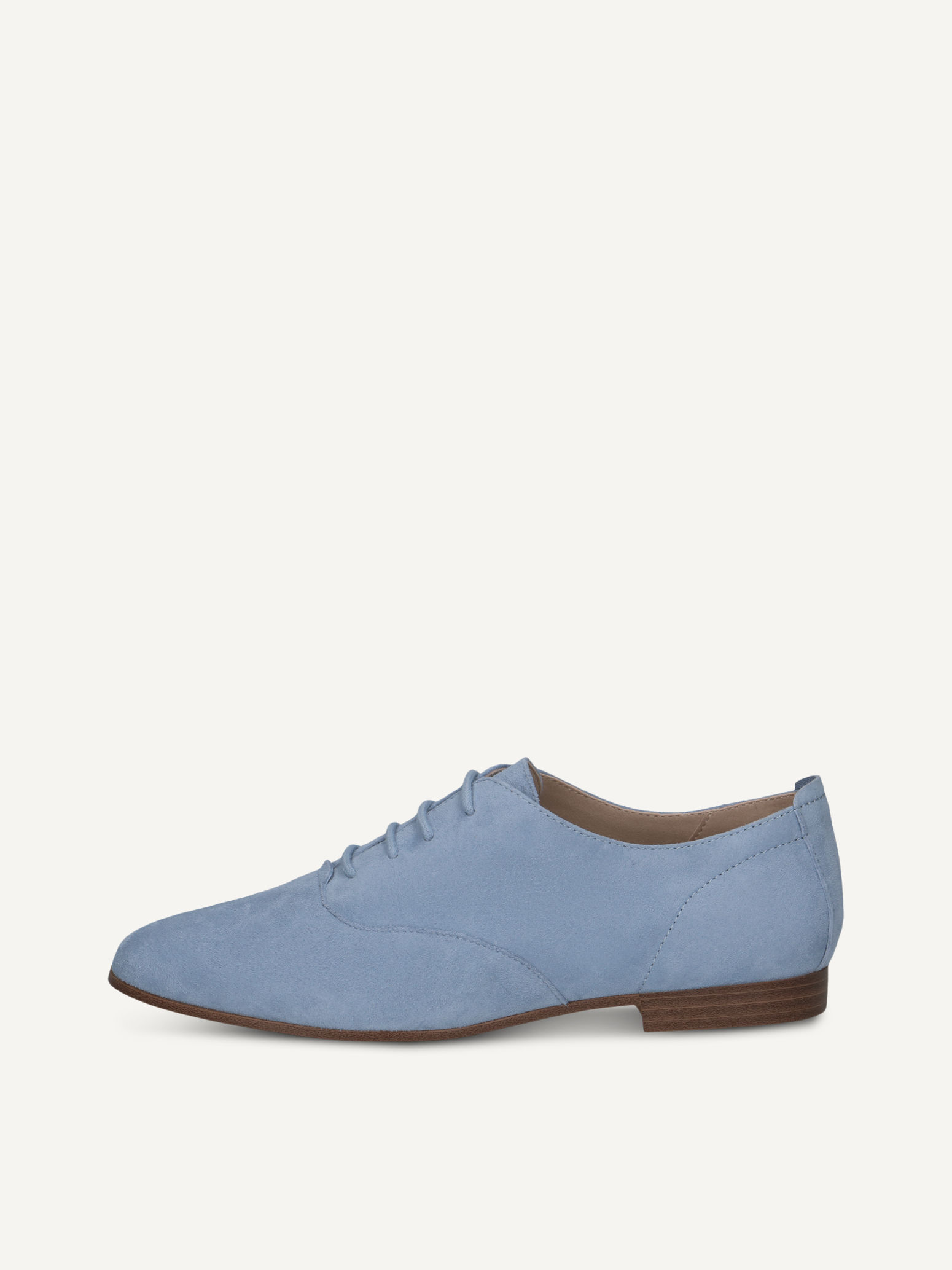 caprice low shoes blue made of leather size 37