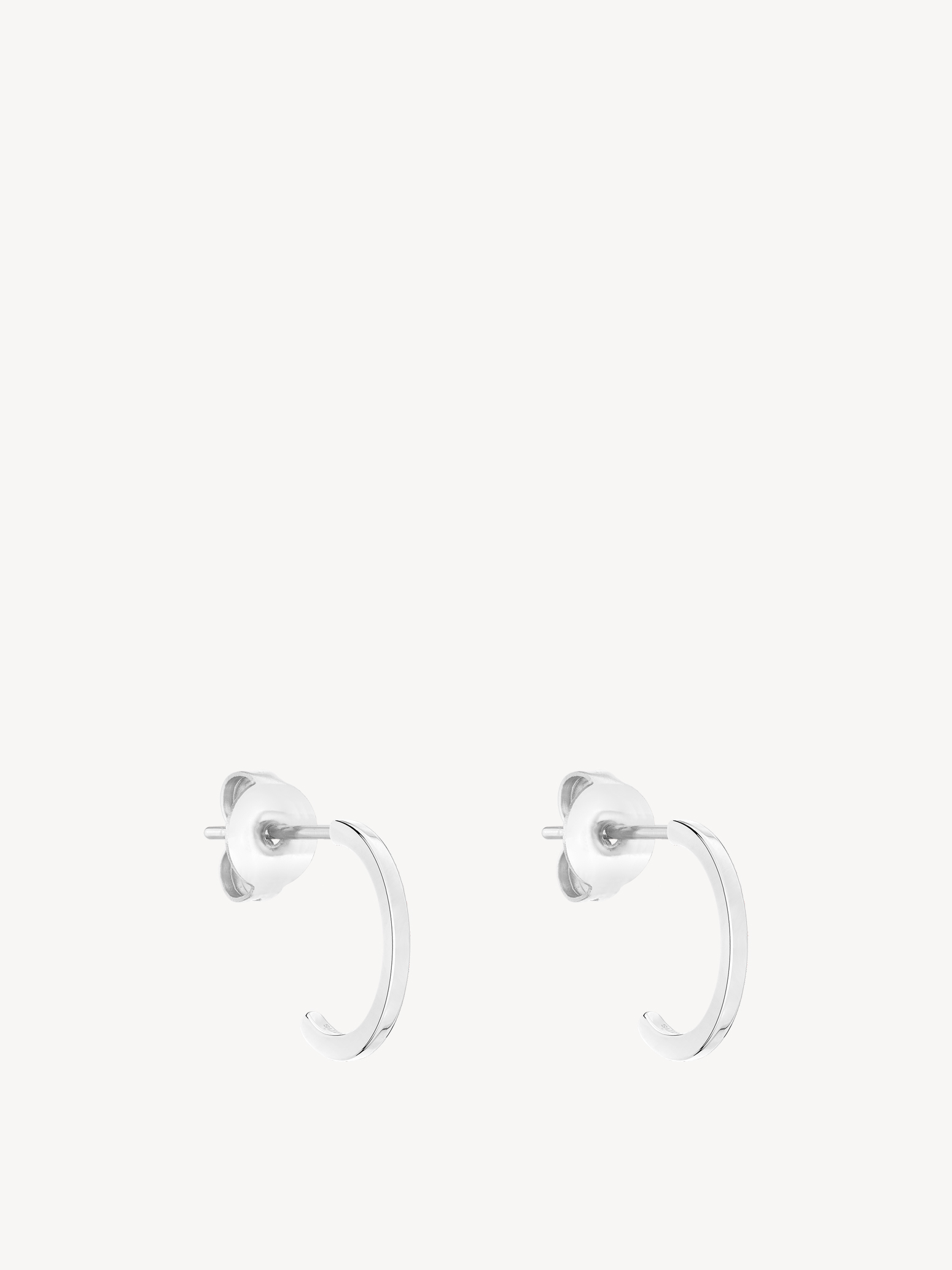 ﻿Creole earring - silver