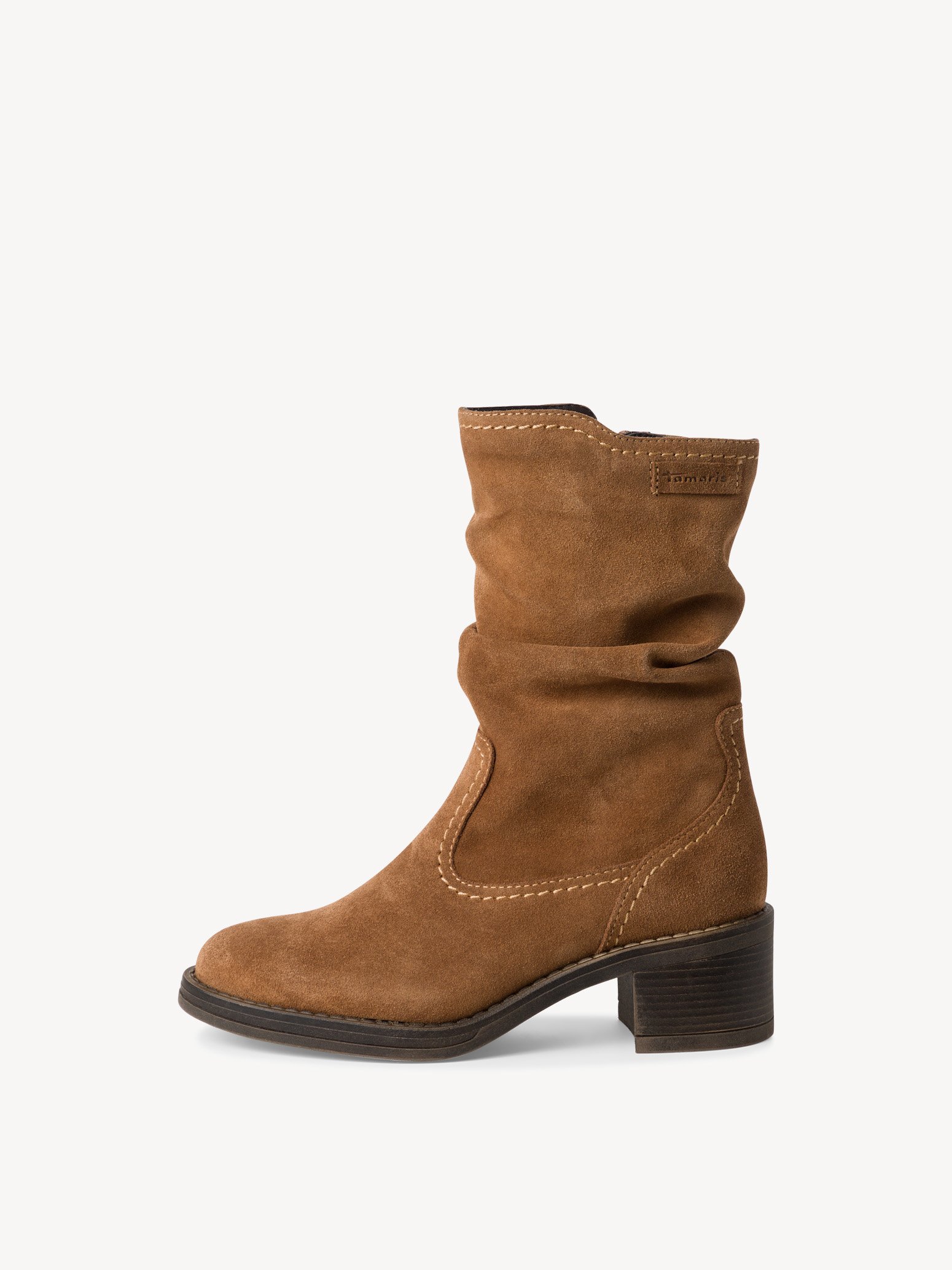 Leather Bootie - brown