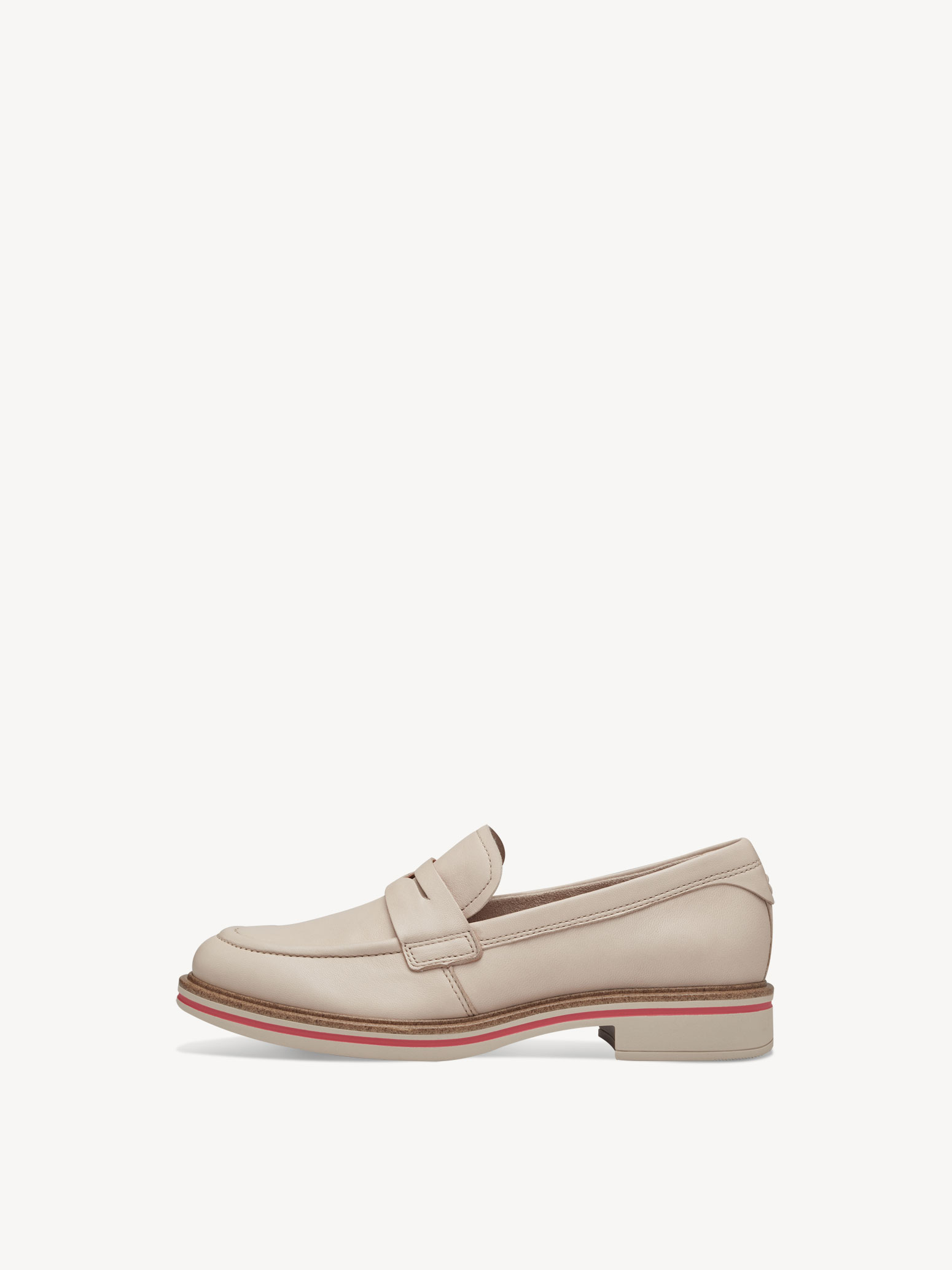 Slipper en cuir - beige