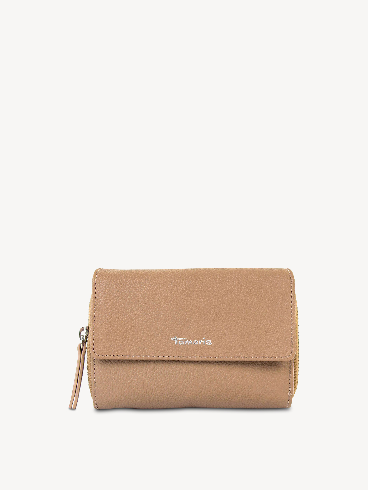 Portefeuille en cuir - beige