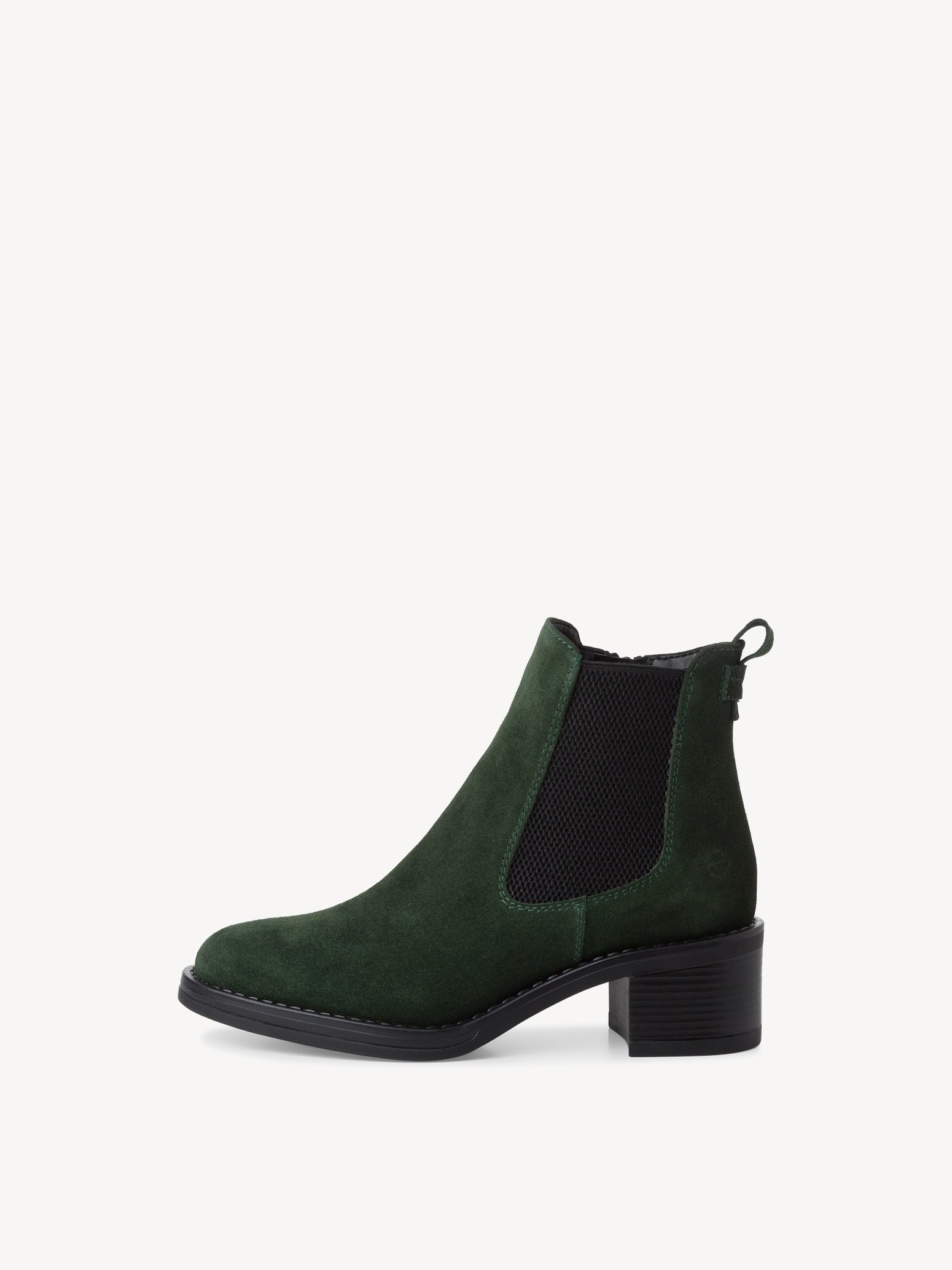 Leren Chelseaboot - groen