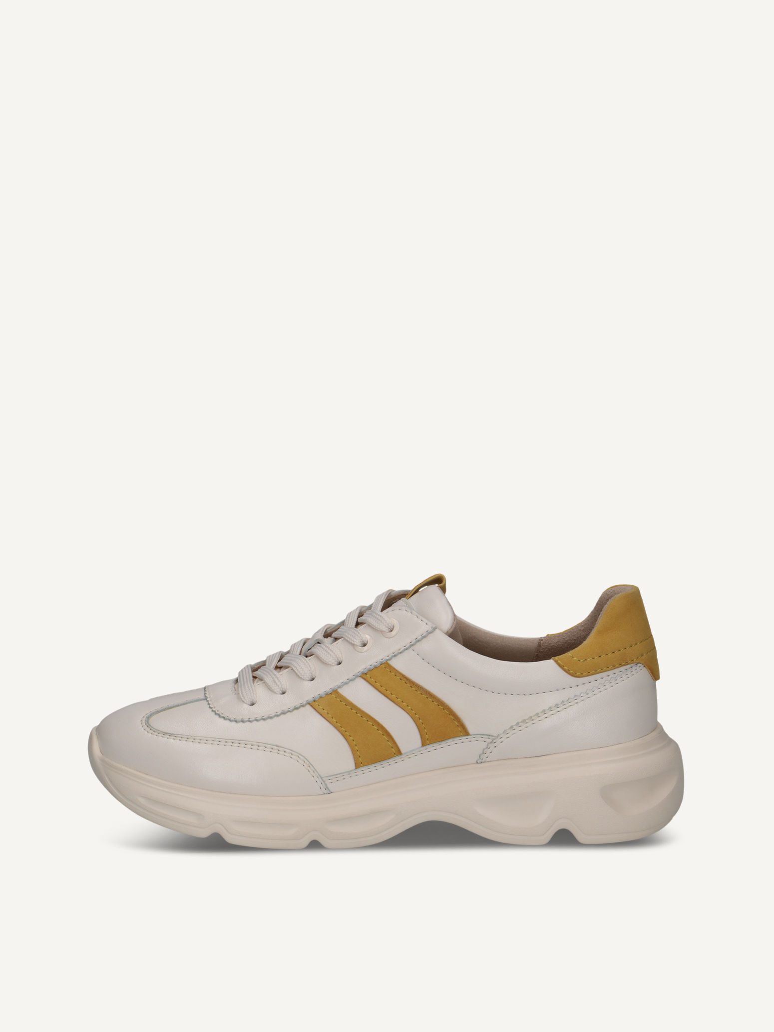 caprice sneaker yellow made of leather size 40
