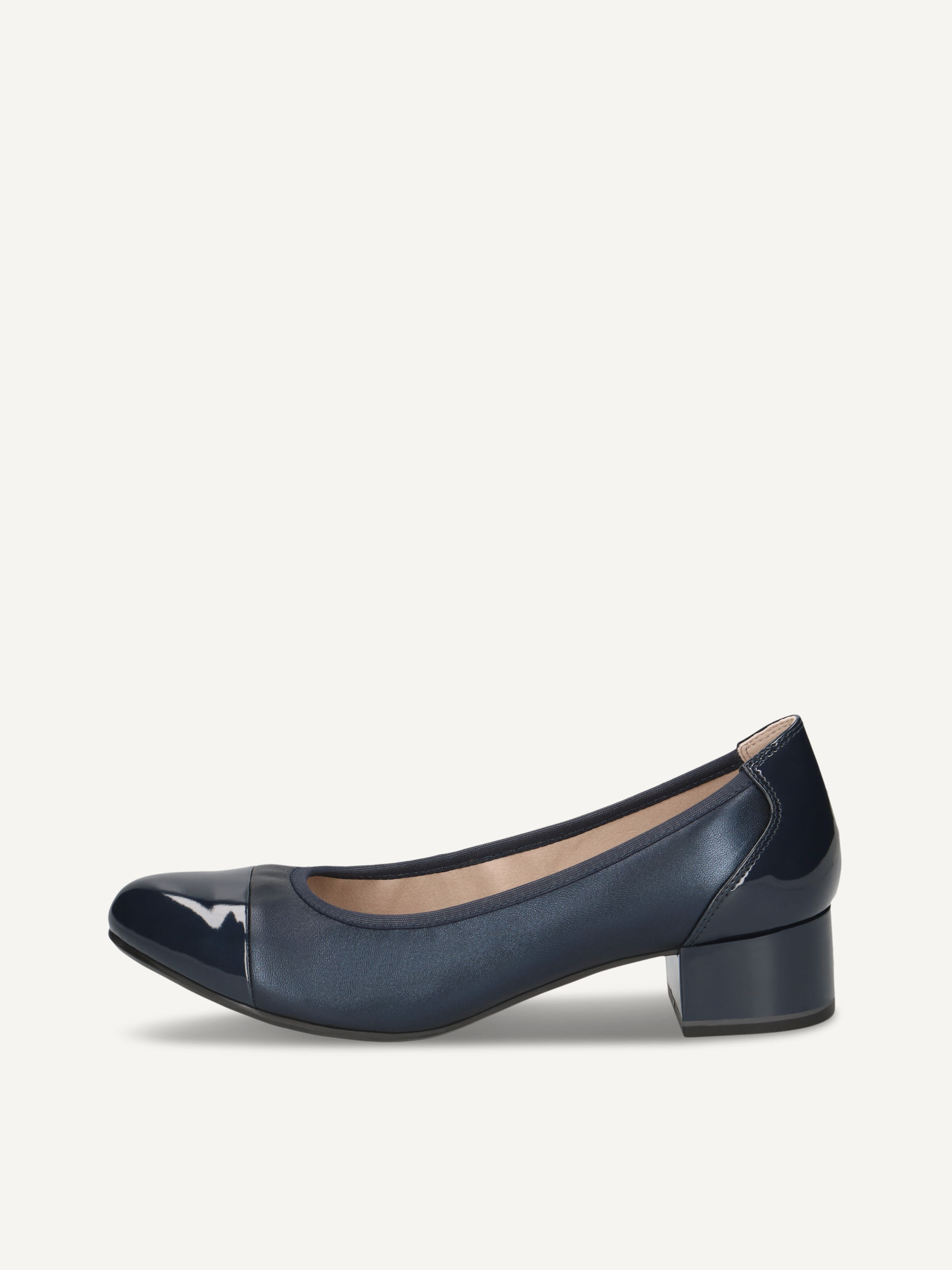 CAPRICE Escarpin bleu en Mlange de matriaux de cuir et synthtique avec Talon bloc P37 61 €