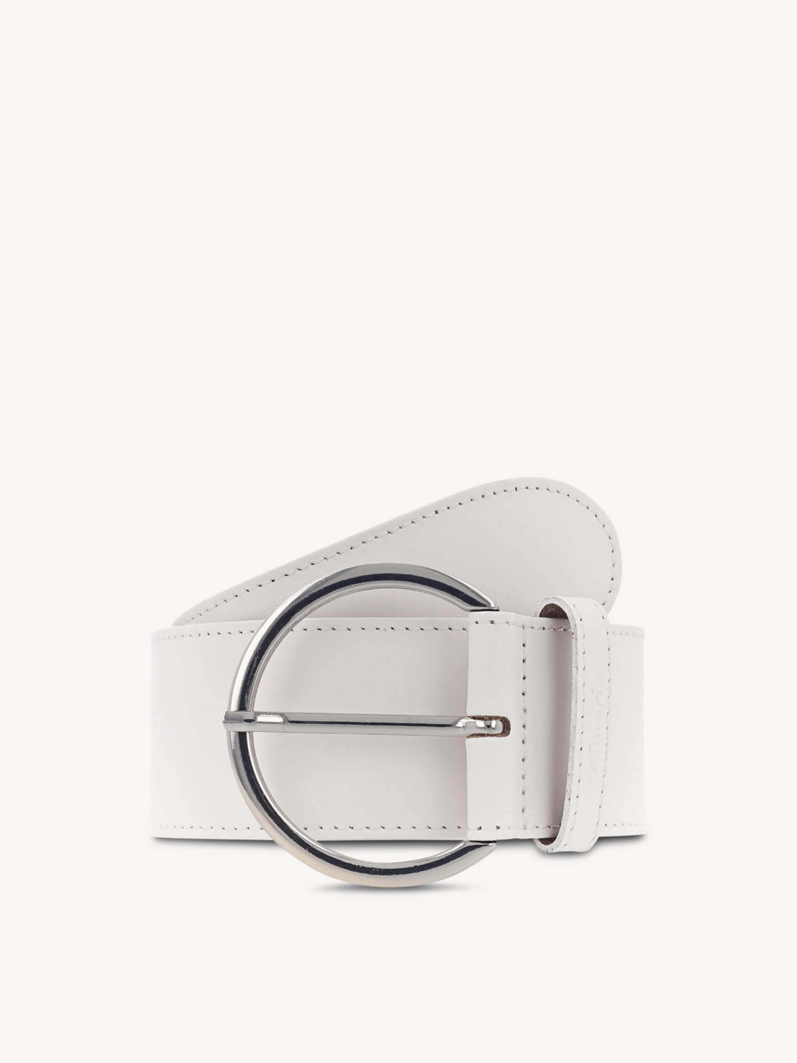 Leather Belt - white