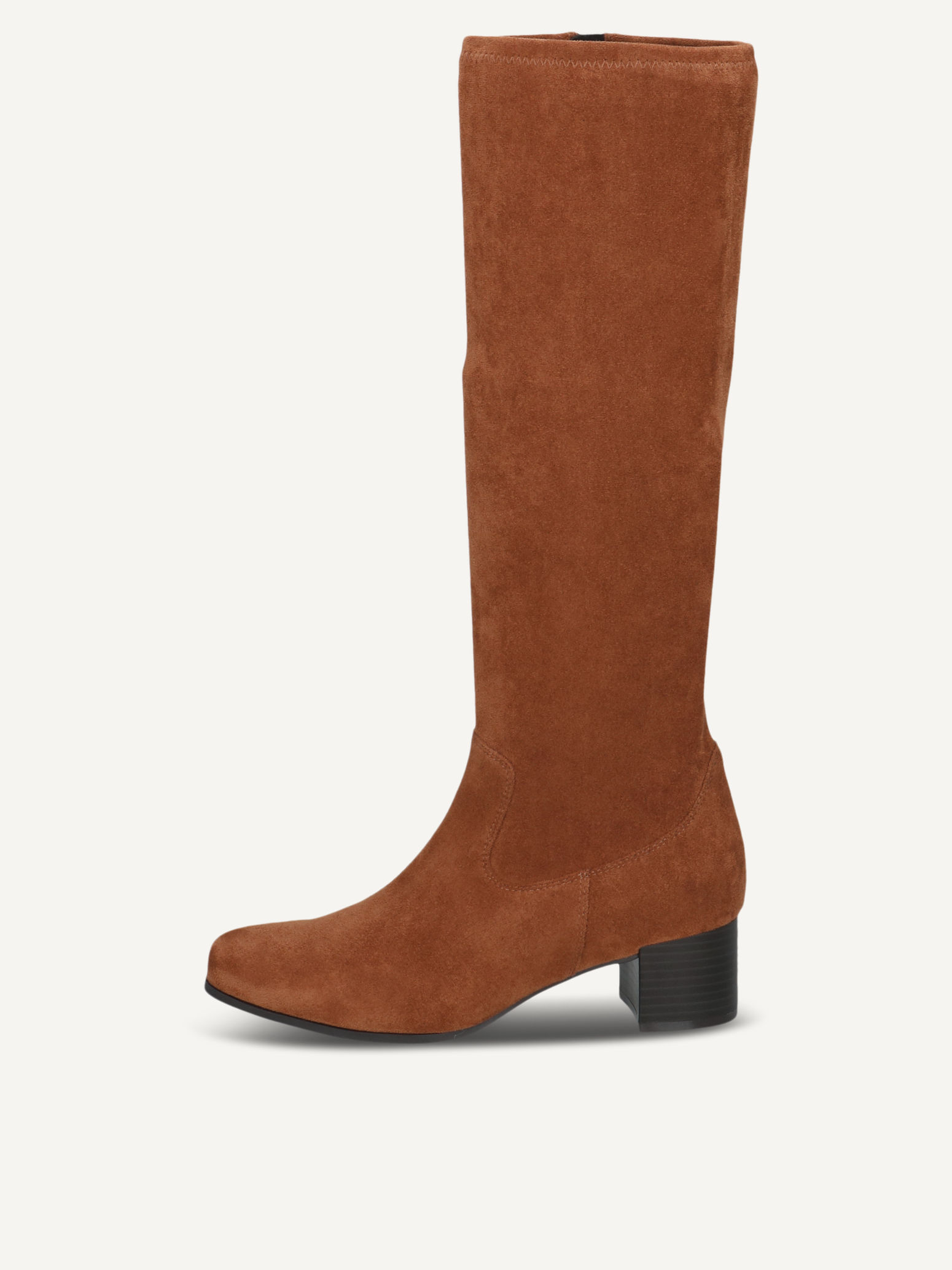 CAPRICE Bottes beige en Textile avec Talon bloc P42 90$